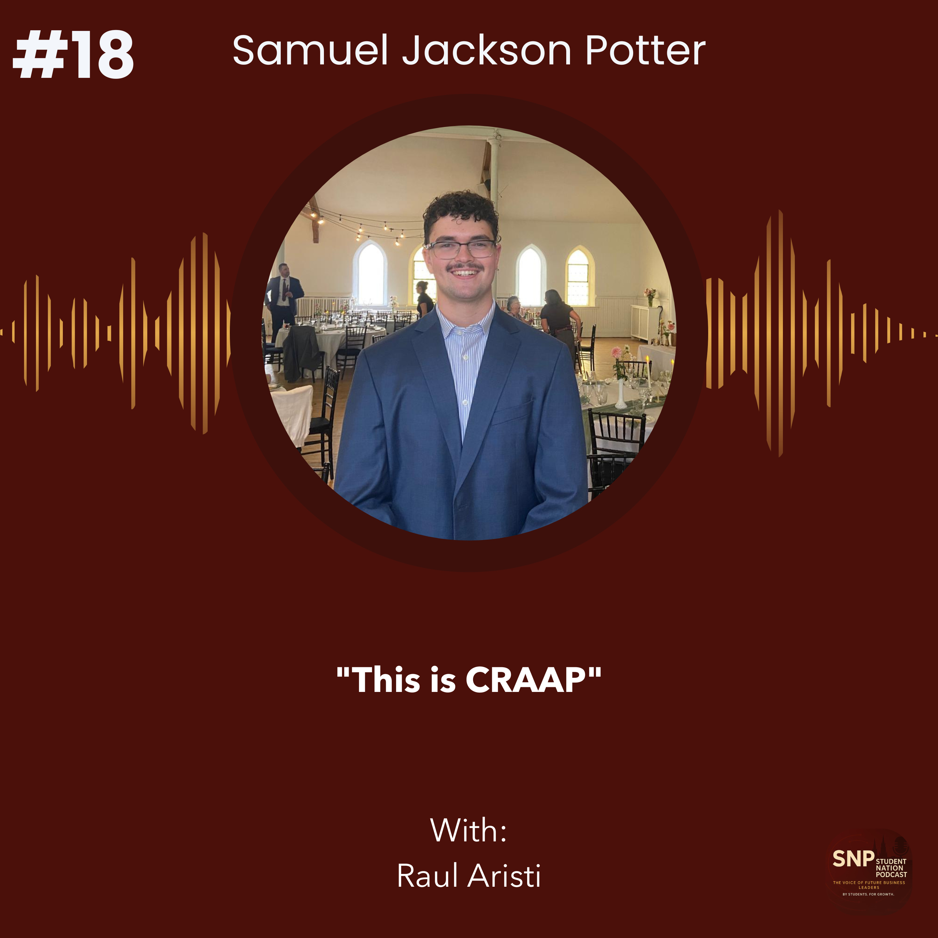 #18 "This is CRAAP" w/Samuel Jackson Potter episode artwork