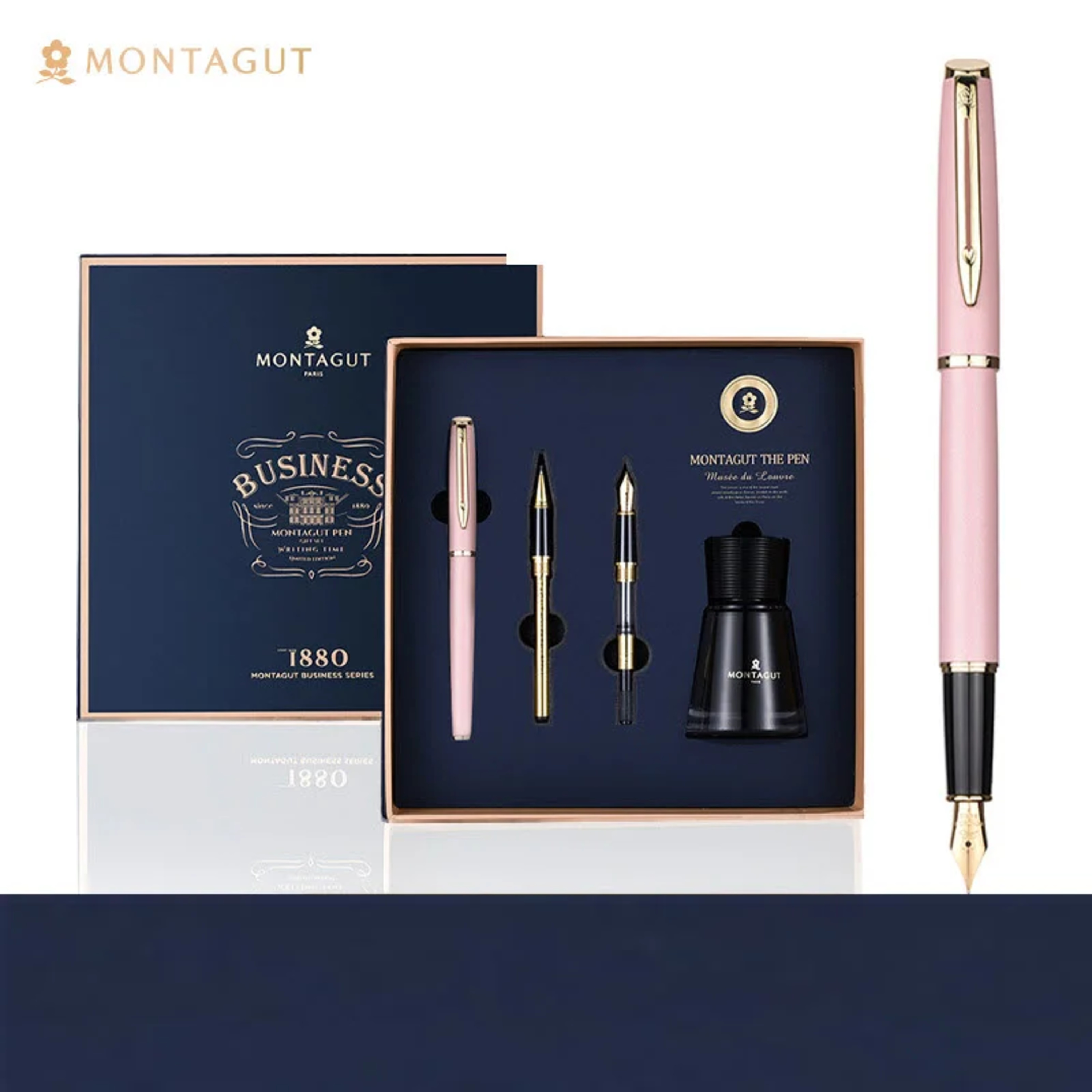 Bút ký tên Montagut 086 màu hồng quà tặng doanh nghiệp episode artwork
