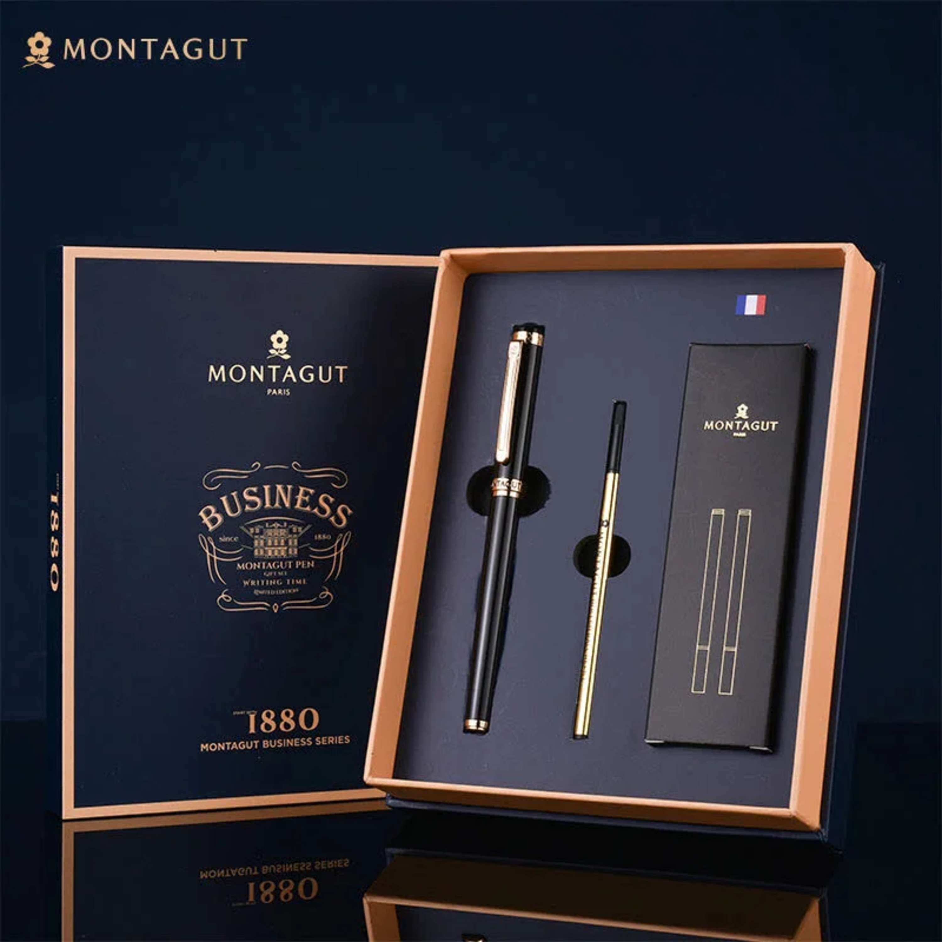 Bút ký Montagut 088 chính hãng màu đen làm quà tặng doanh nghiệp episode artwork