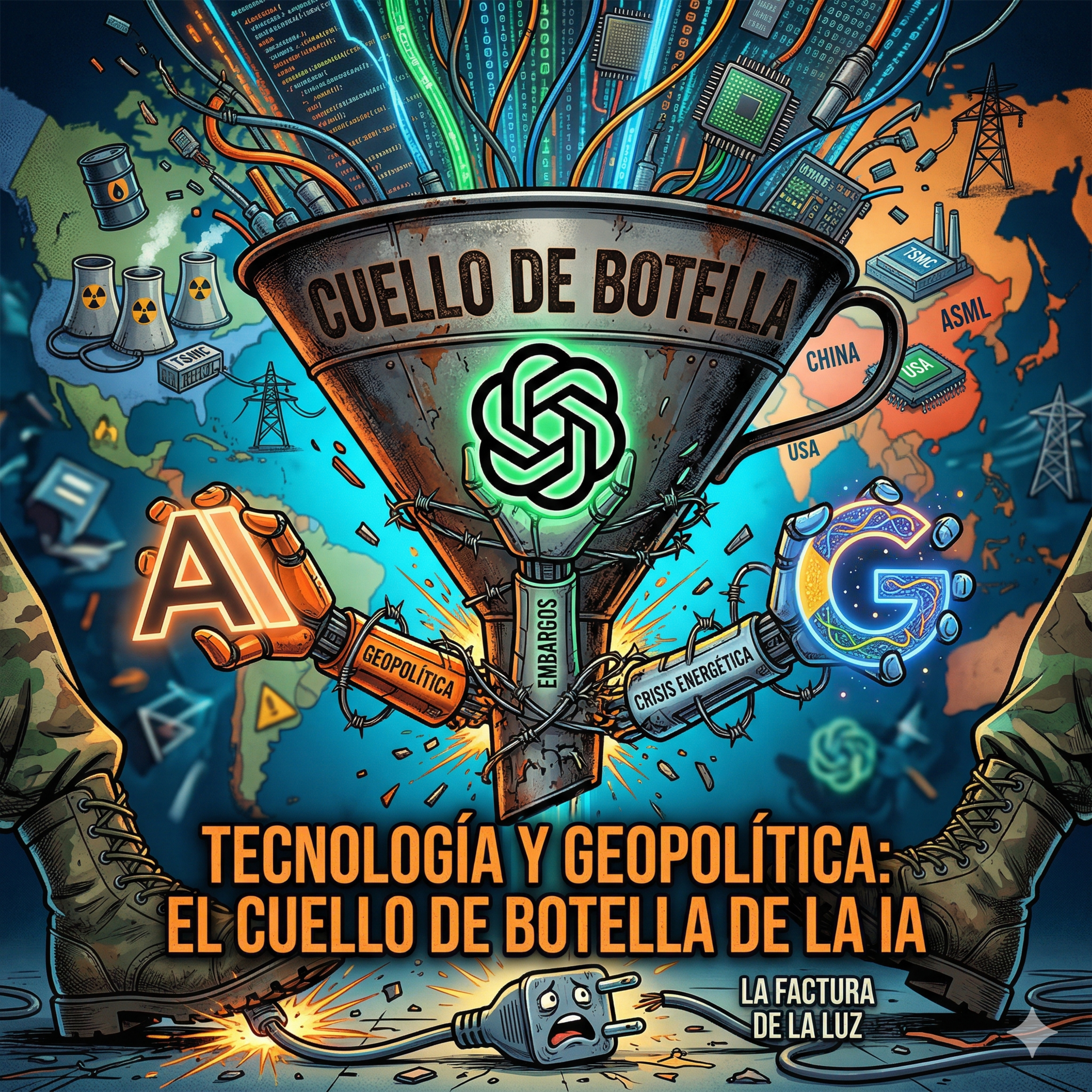 Tecnología y Geopolítica: El cuello de botella de la IA | #205 episode artwork