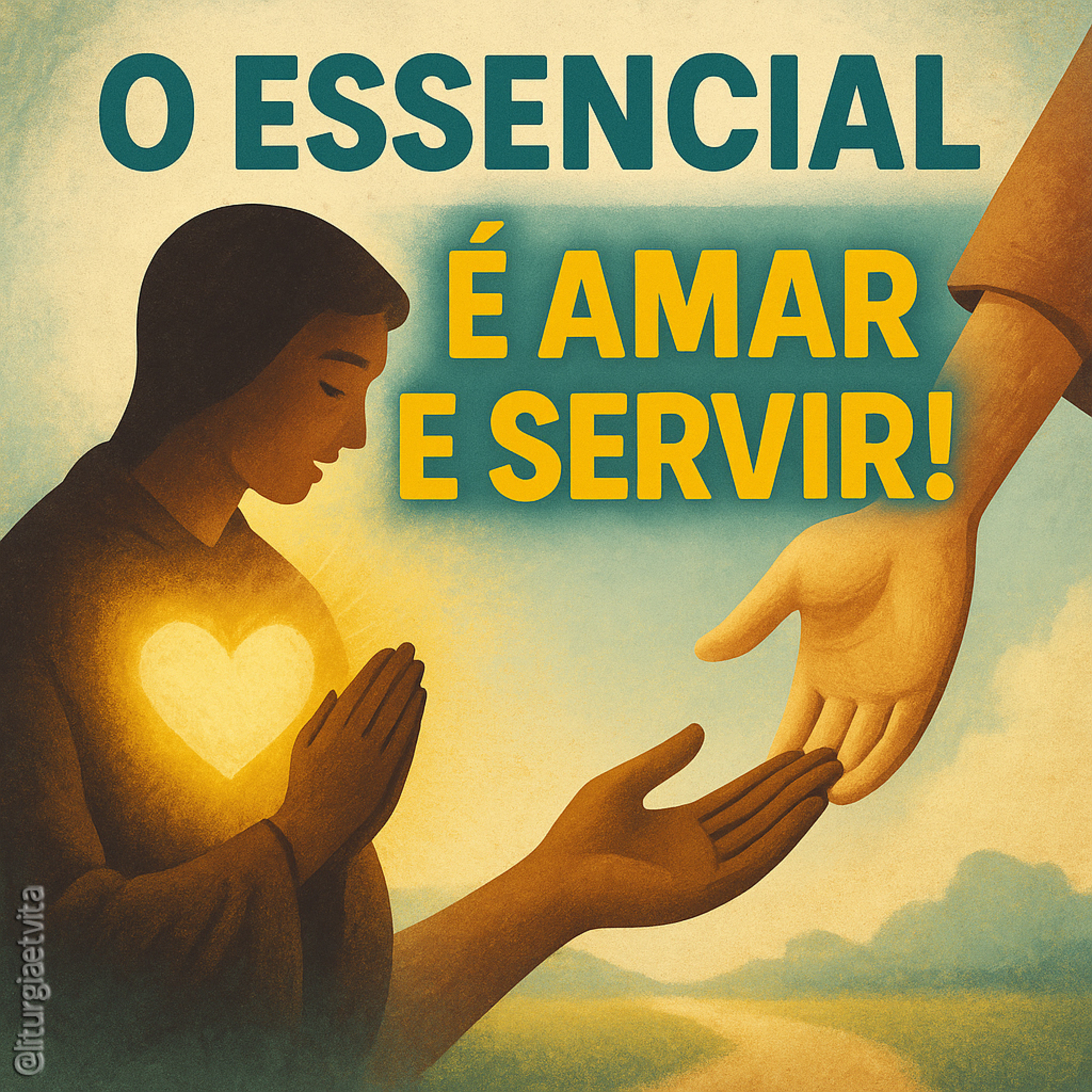 O ESSENCIAL É AMAR E SERVIR 🎙️ Como viver a fé com simplicidade e coragem no dia a dia episode artwork