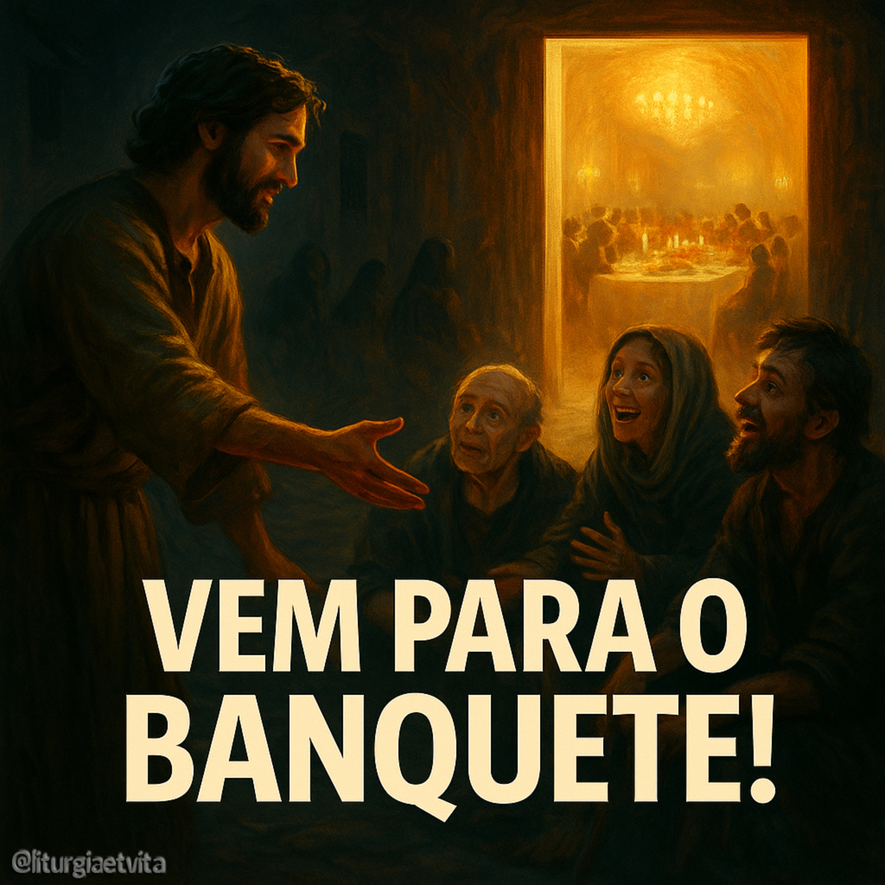 O BANQUETE URGENTE: 🎙️ Como parar de dar desculpas e encher a casa de Deus hoje episode artwork