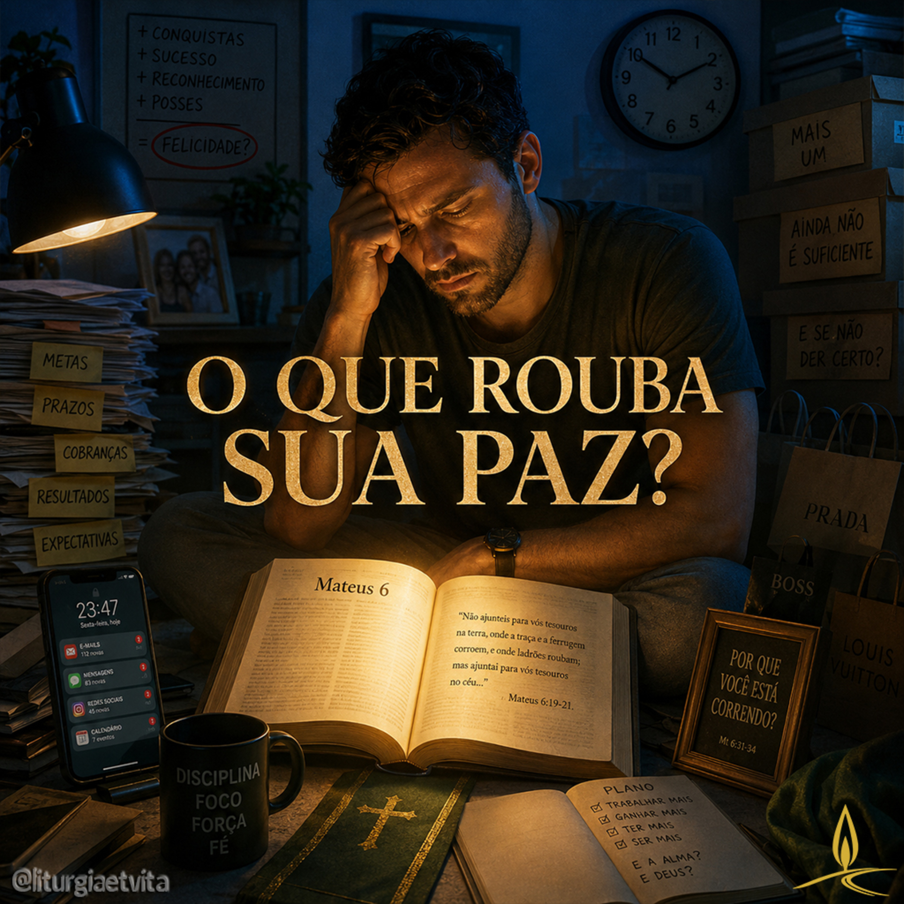 O QUE ESTÁ ROUBANDO SUA PAZ?| Jesus Mostra Onde Está Seu Verdadeiro Tesouro episode artwork