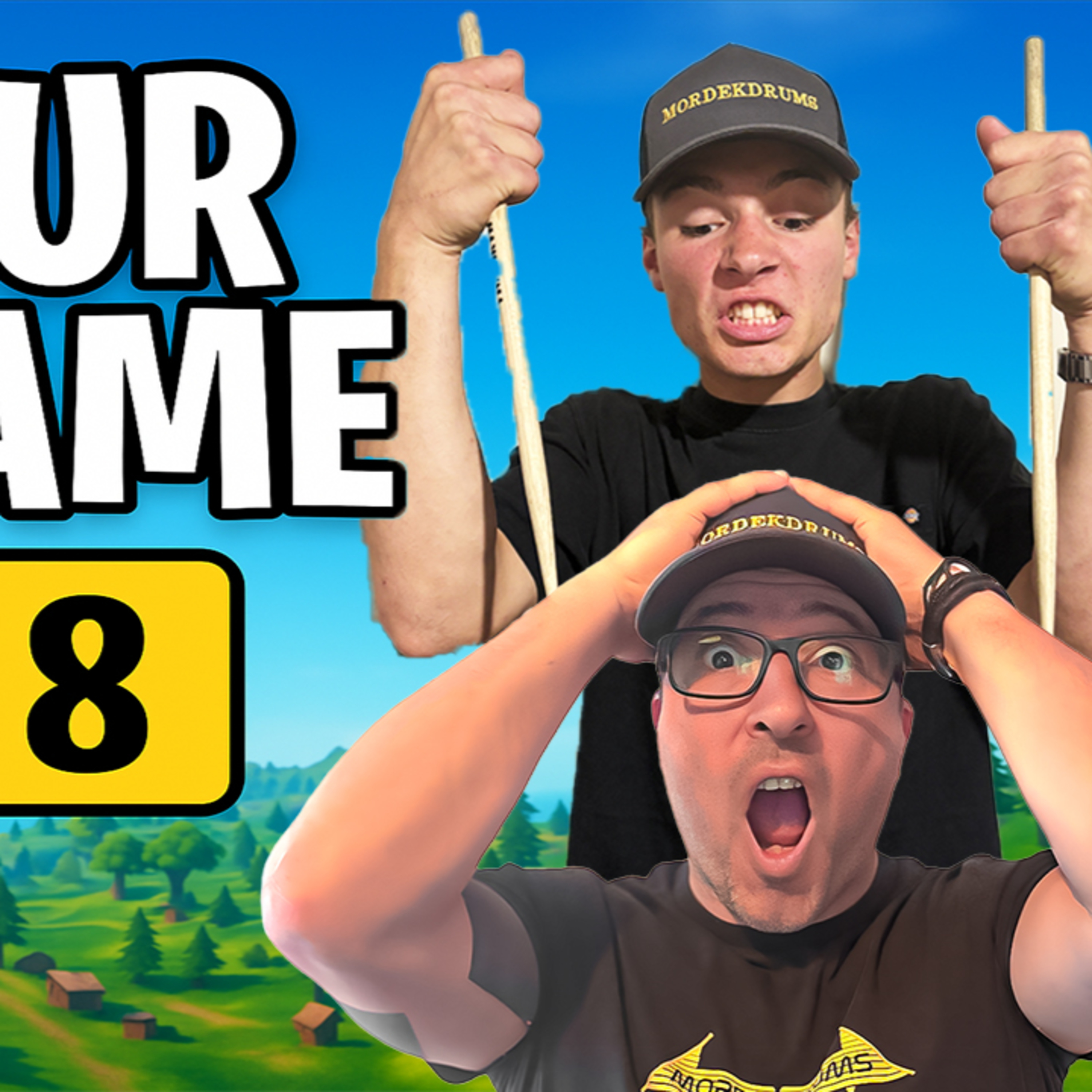 Jour 8 – Deux joueurs sur UN SEUL SETUP Fortnite… avec une BATTERIE ! episode artwork