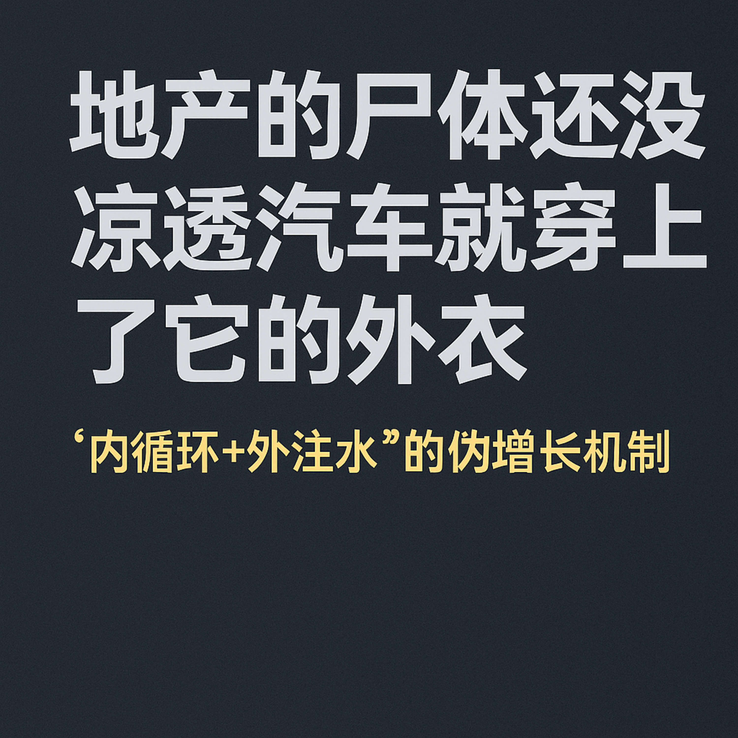 地产的尸体还没凉透 汽车就穿上了它的外衣 episode artwork