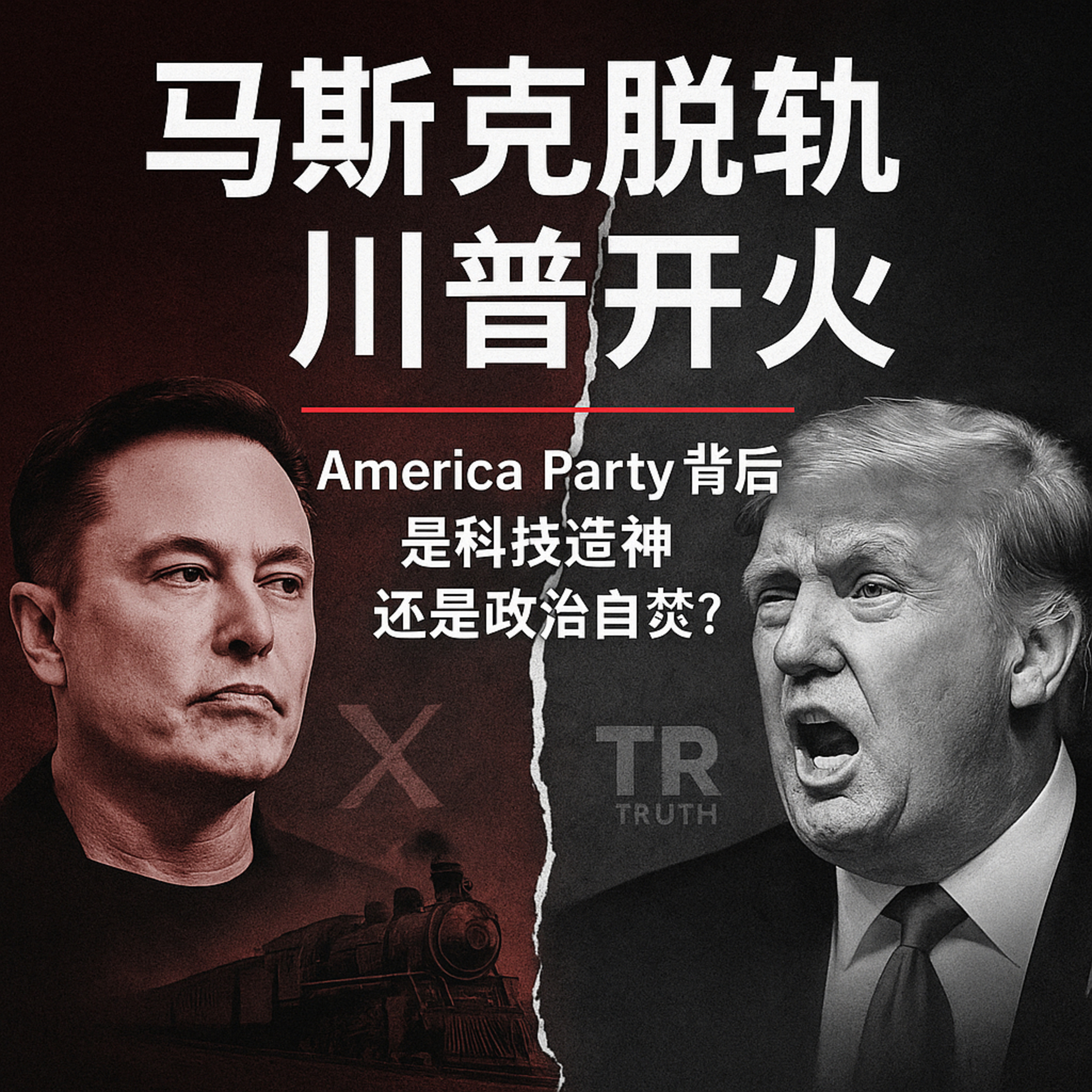脱轨者马斯克：建党、反水与川普的怒火 episode artwork