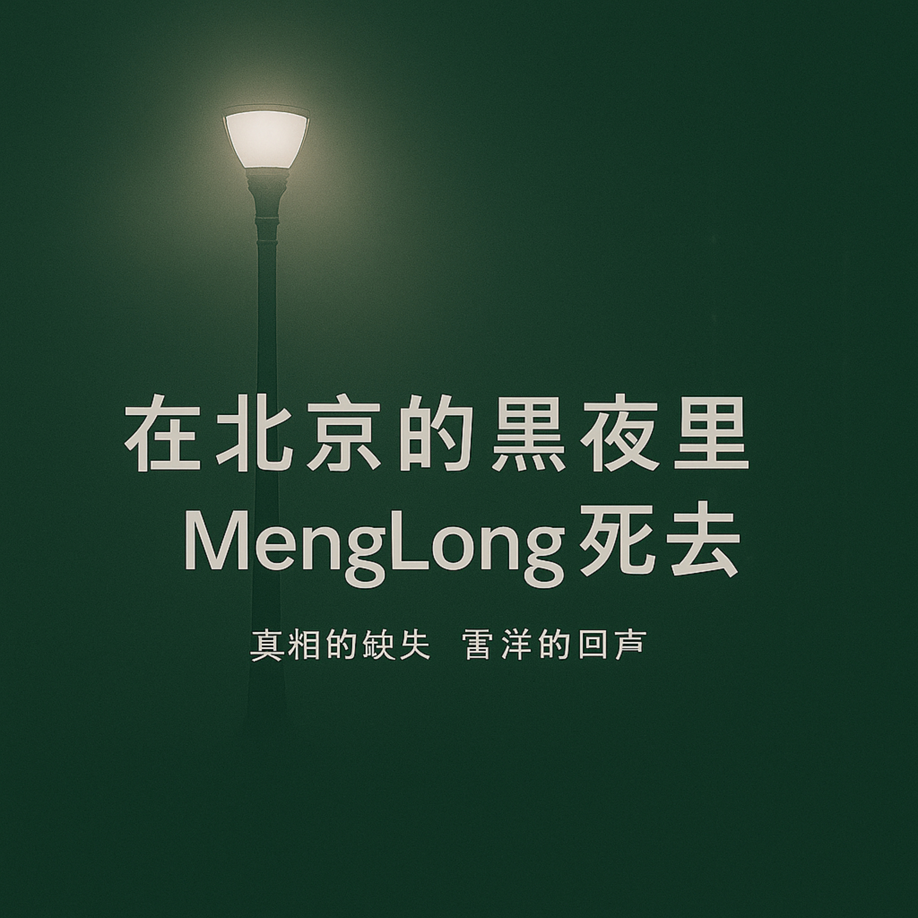 在北京的黑夜里 朦胧死去。真相的缺失 雷洋的回声 episode artwork