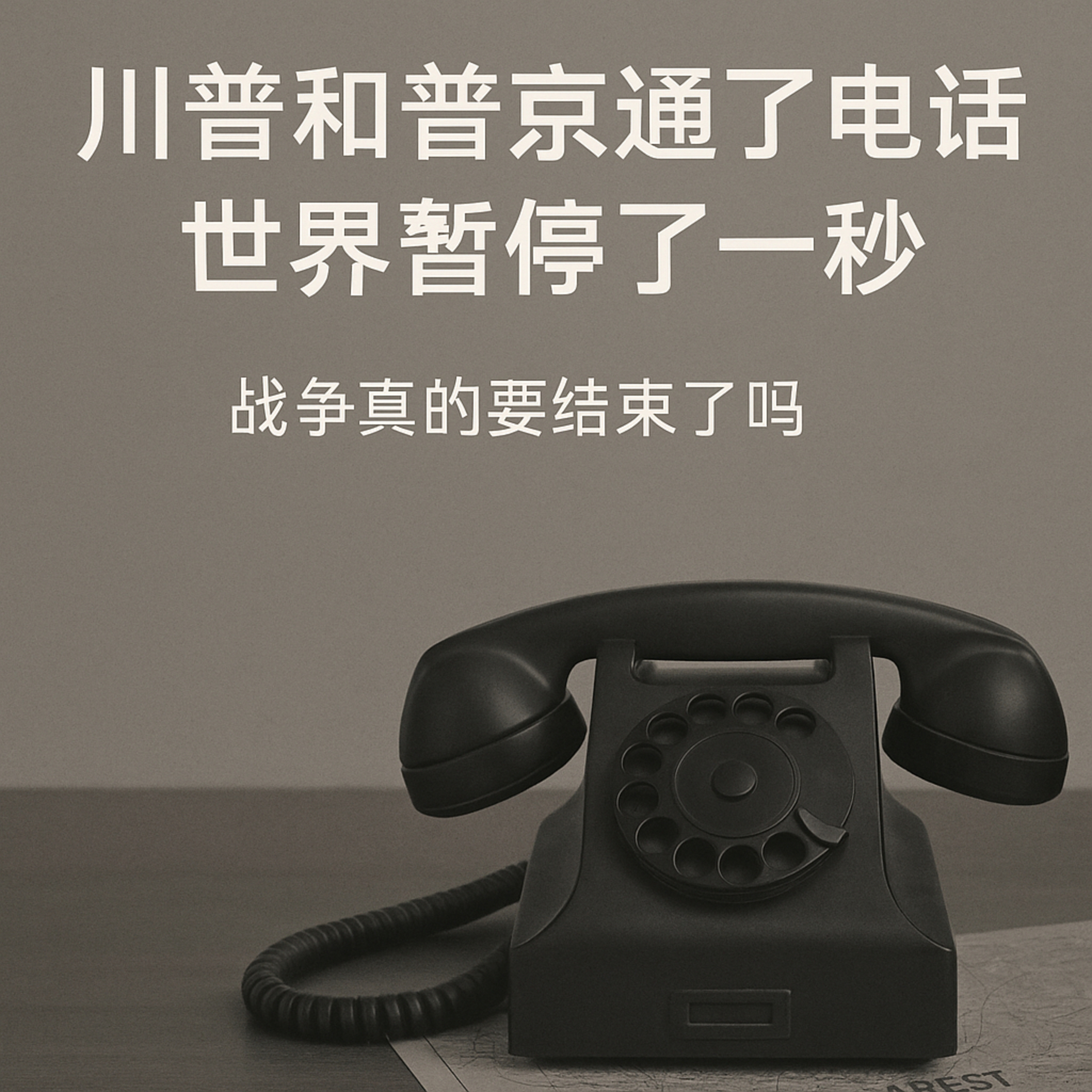 川普和普京通了电话 世界暂停了一秒 战争真的要结束了吗？ episode artwork