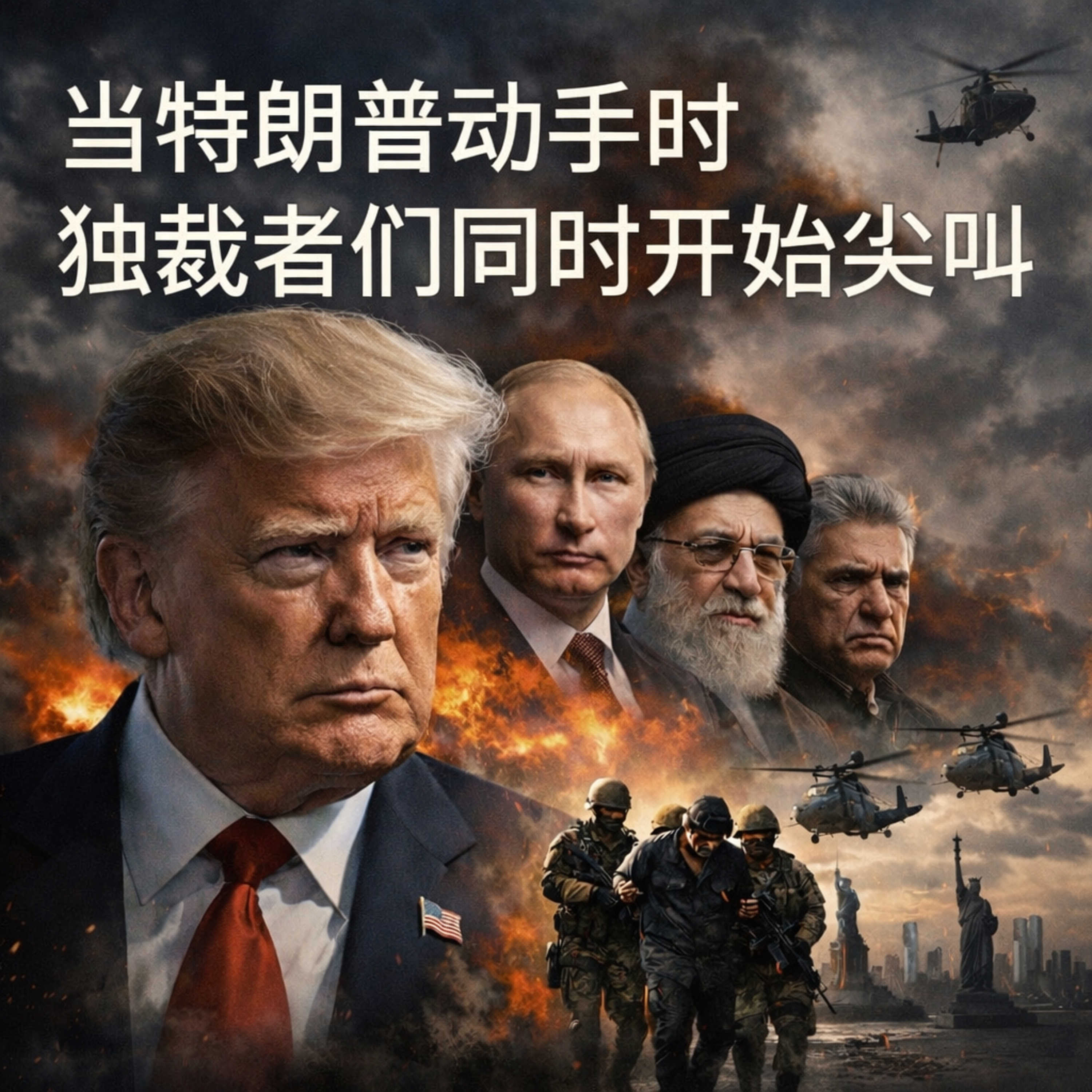 当特朗普动手时 独裁者们同时开始尖叫 episode artwork