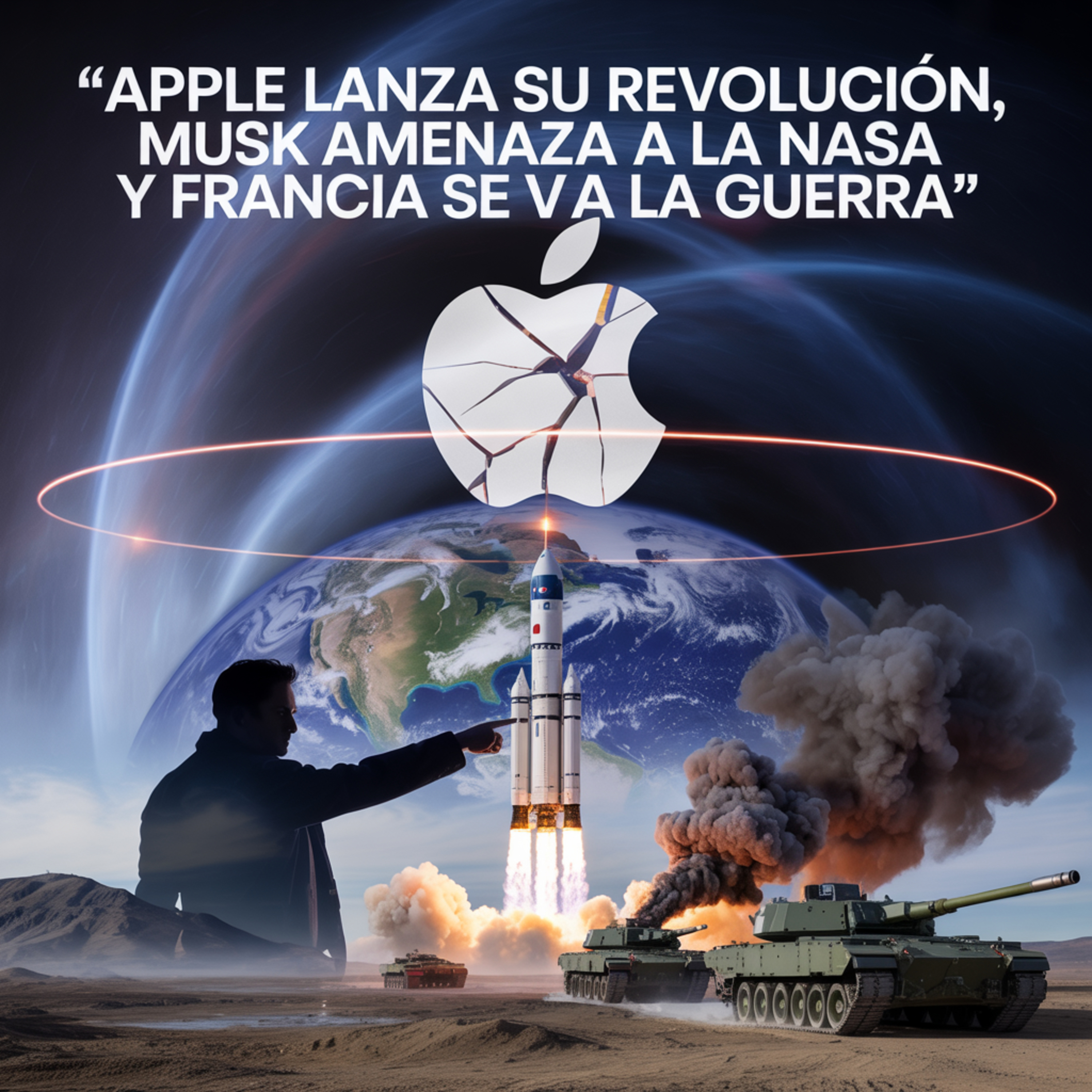 Apple lanza su revolucion, Musk amenaza a la nasa y Francia se va a la guerra episode artwork
