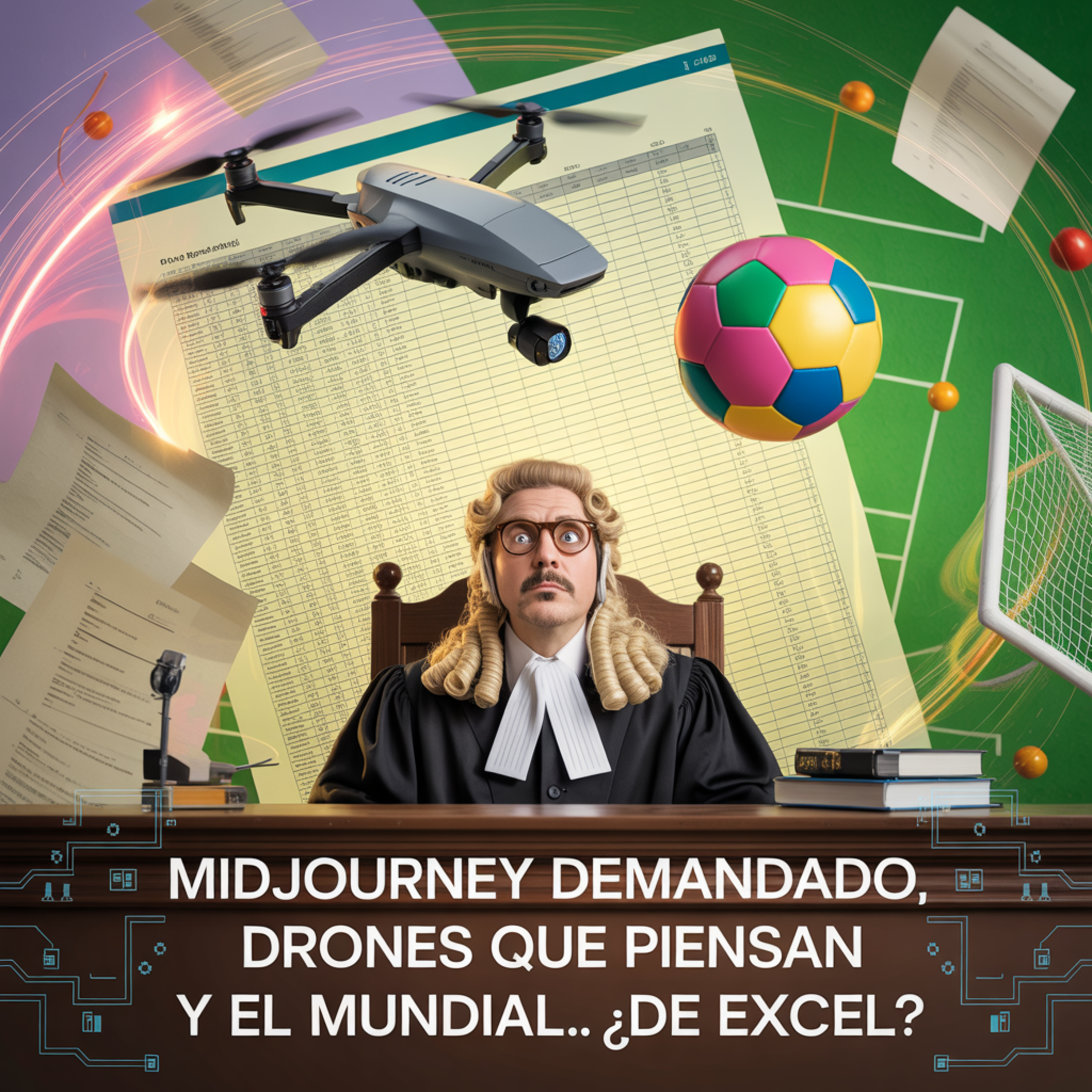Midjourney demandado, drones que piensan y el mundial... ¿de Excel? episode artwork