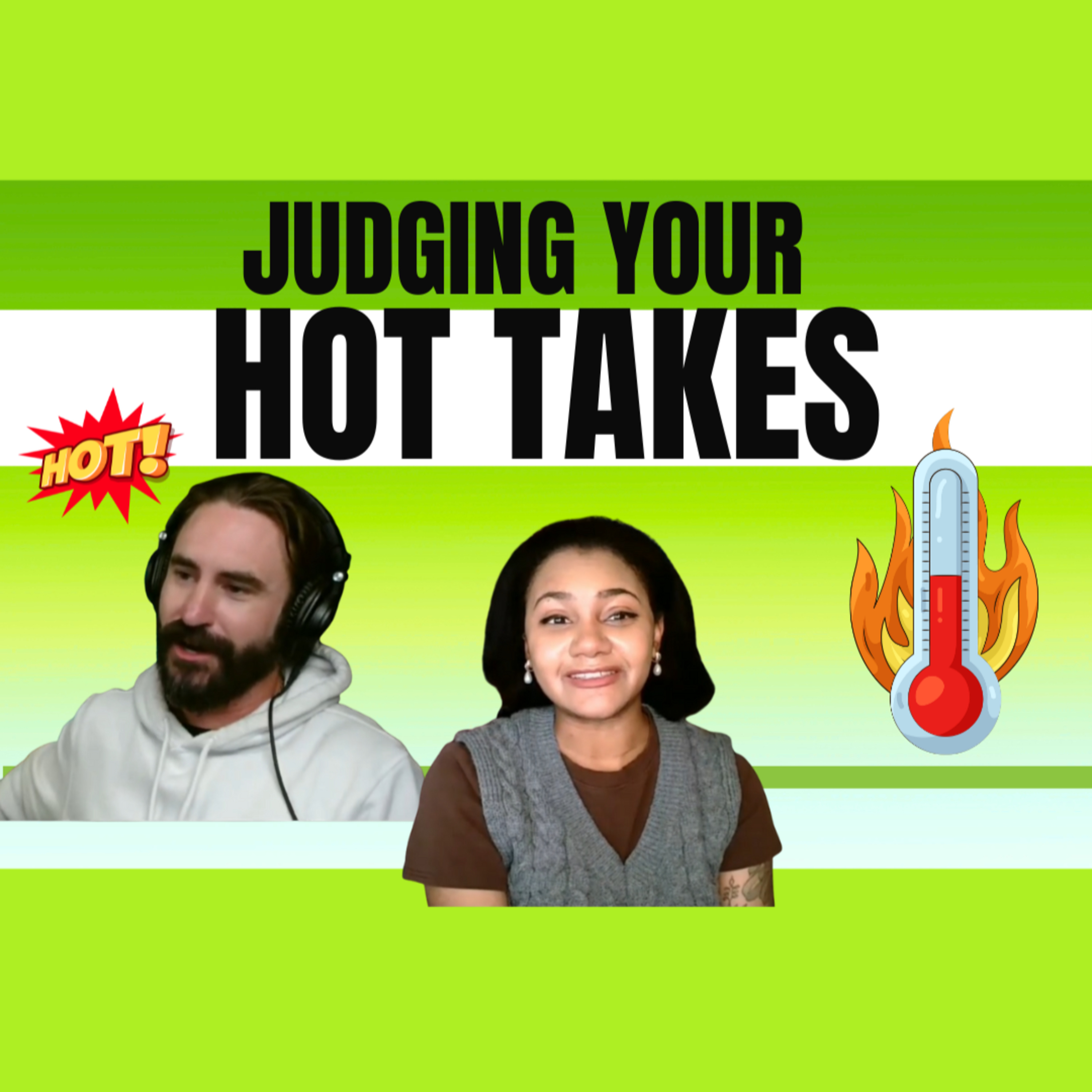 Judging HOT TAKES: Marketing and General Silliness episode artwork