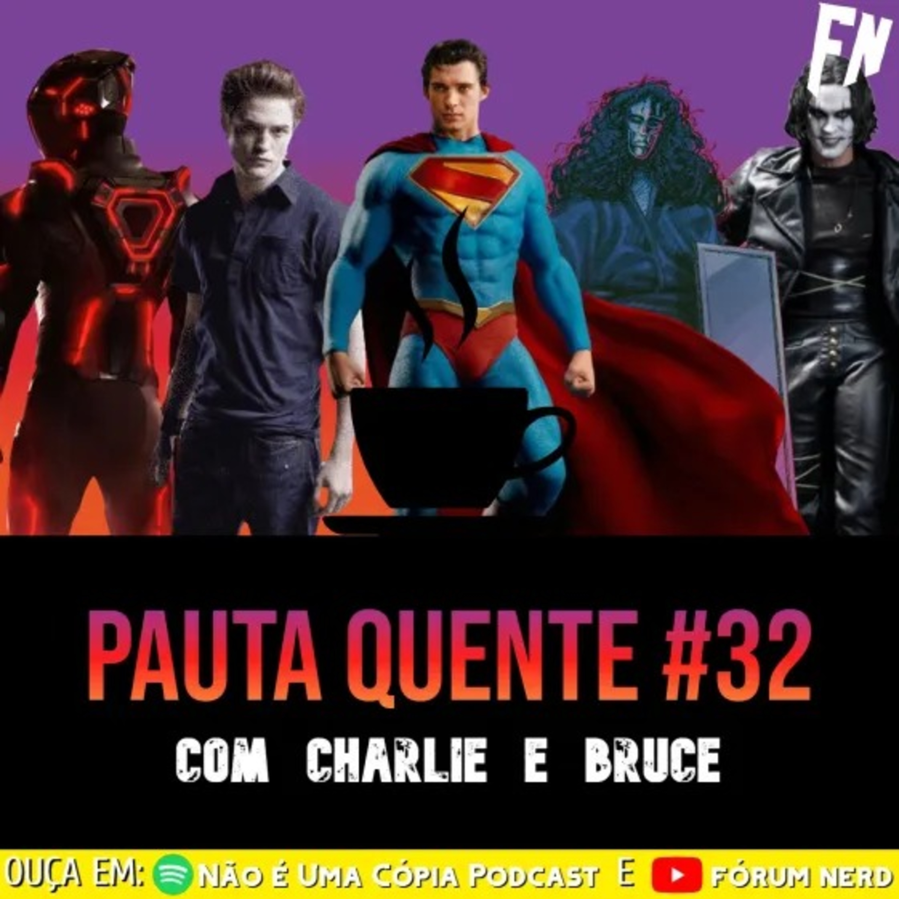 Pauta Quente #32 | Série de Crepúsculo, Tron: Ares, Reboot do Corvo, Superman e Muito Mais!