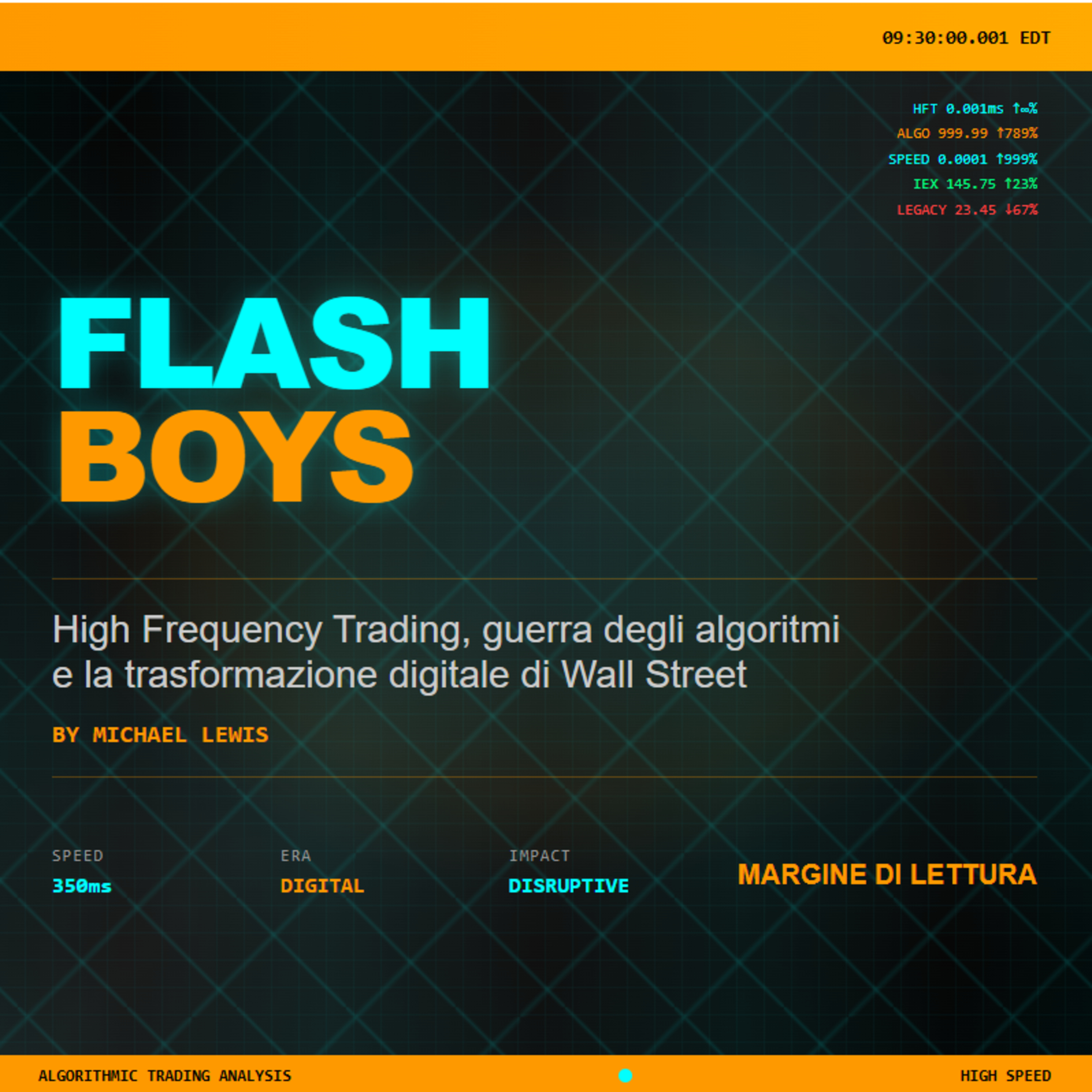 Flash Boys - High Frequency Trading, guerra degli algoritmi e la trasformazione digitale di Wall Street | Margine di Lettura episode artwork