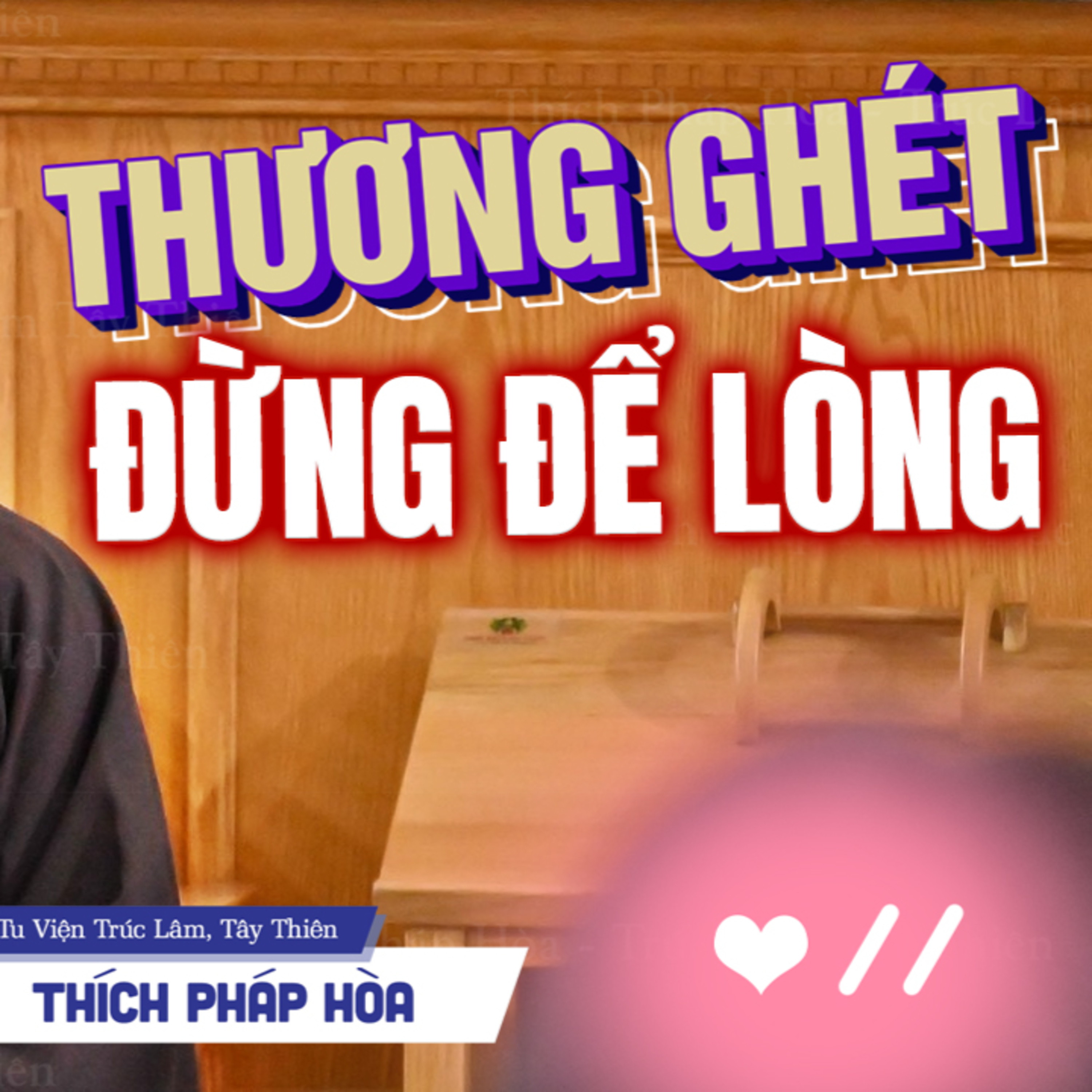 Thương ghét đừng để lòng - Thầy Thích Pháp Hòa