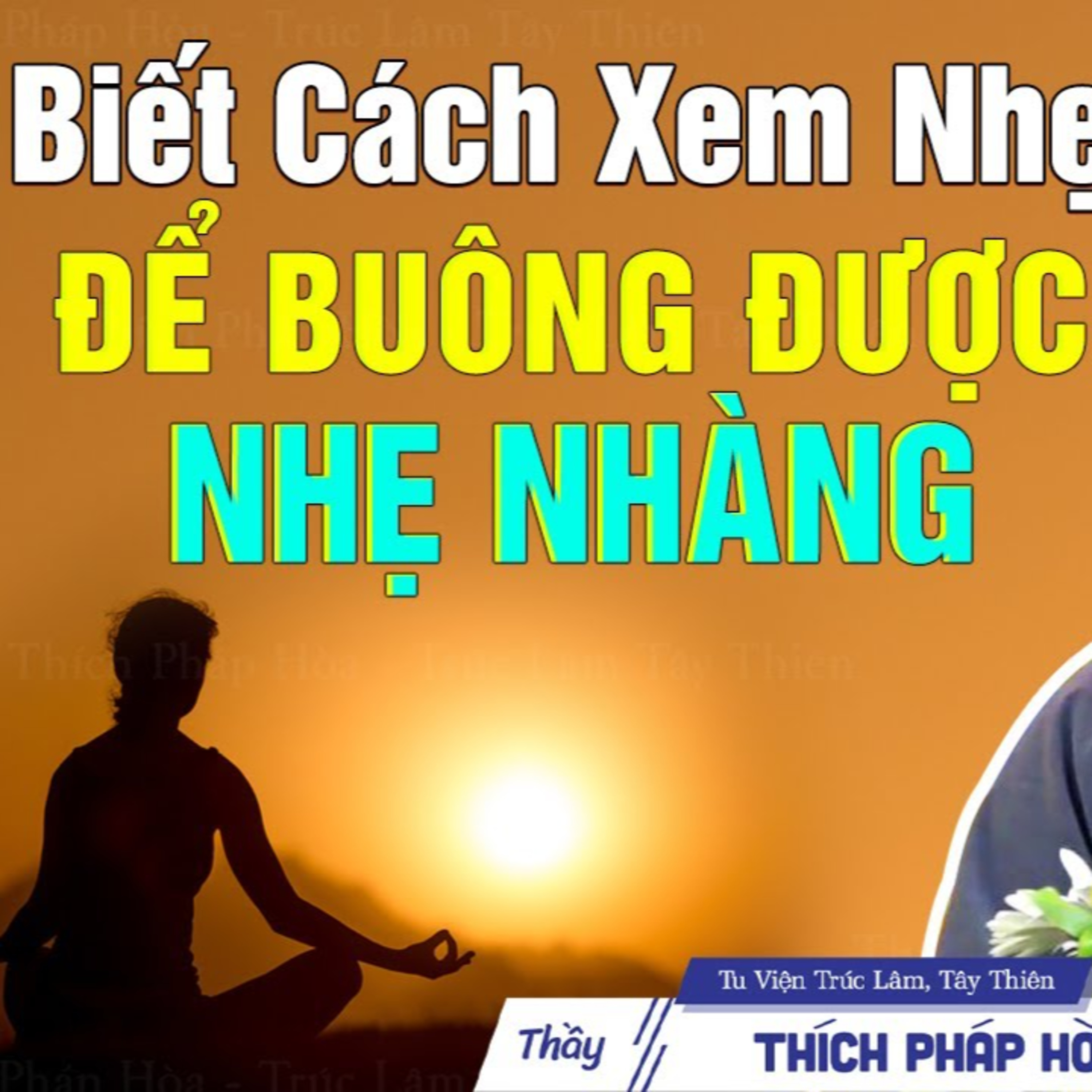 Học cách XEM NHẸ mọi chuyện để có thể buông được dễ dàng - Thầy Thích Pháp Hòa