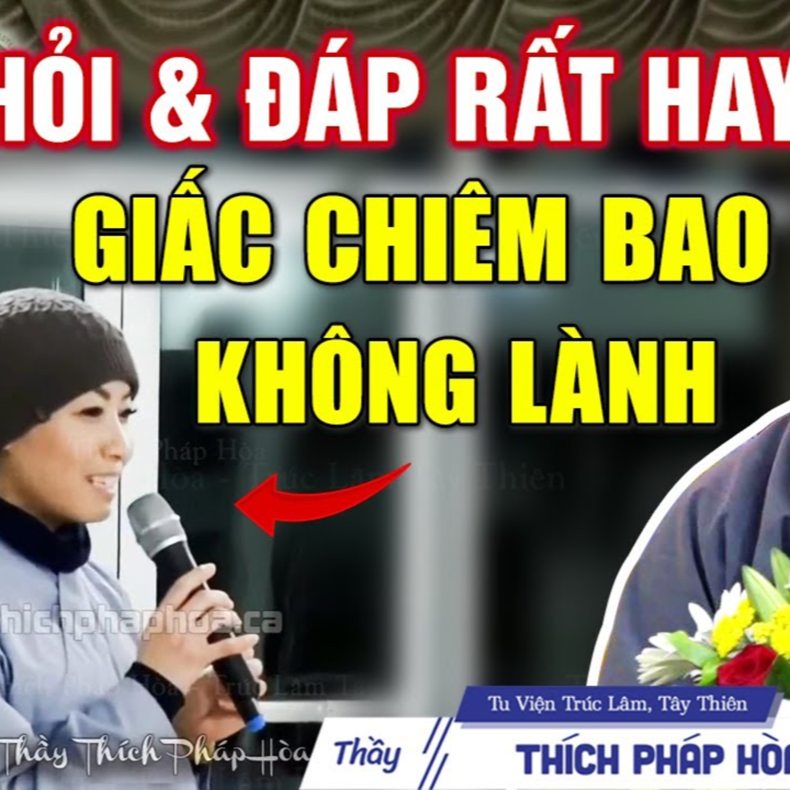 Phật Tử hỏi trực tiếp về "Giấc Chiêm Bao Không Lành" - Vấn Đáp Thầy Thích Pháp Hòa