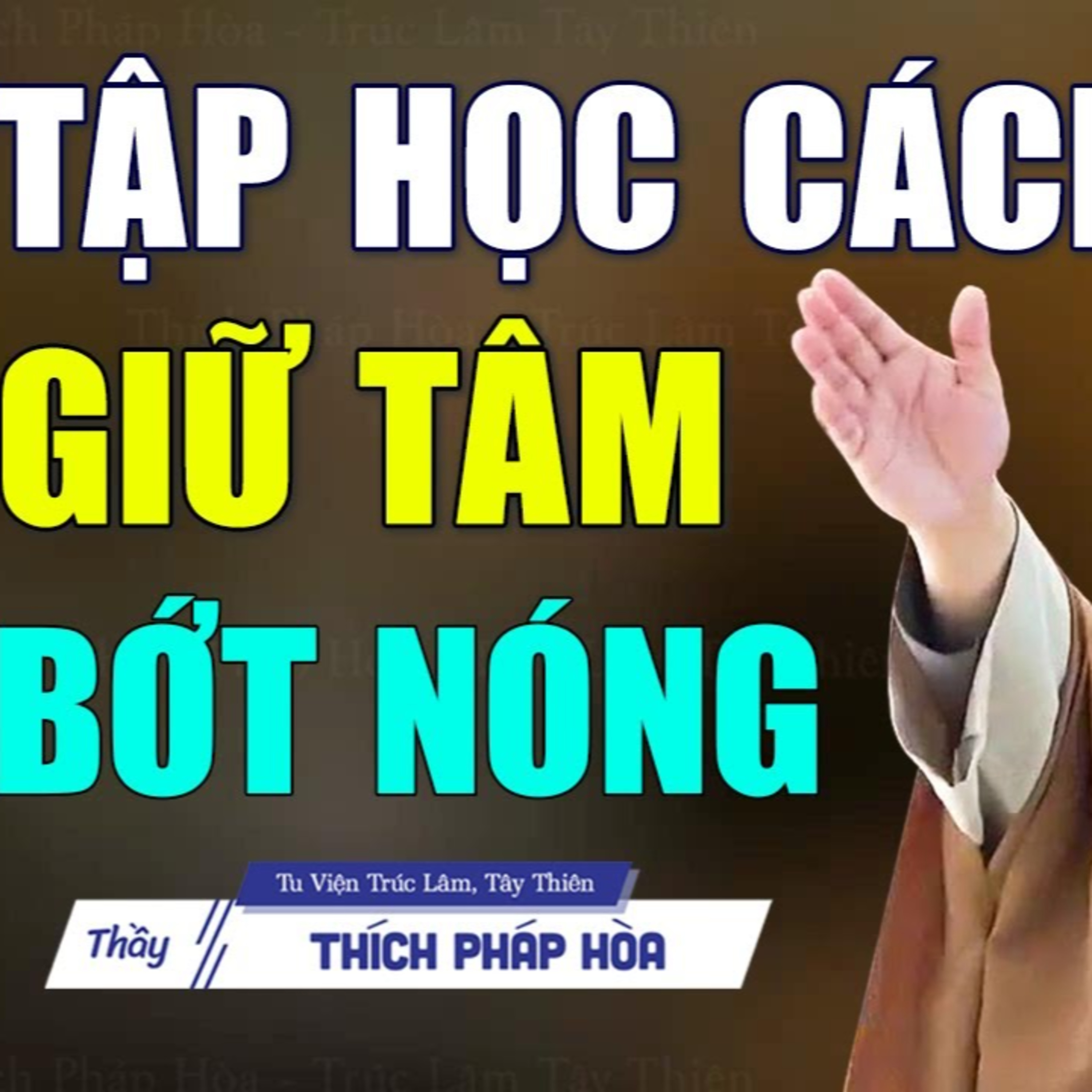 Học cách để tâm bớt nóng giận - Thầy Thích Pháp Hòa