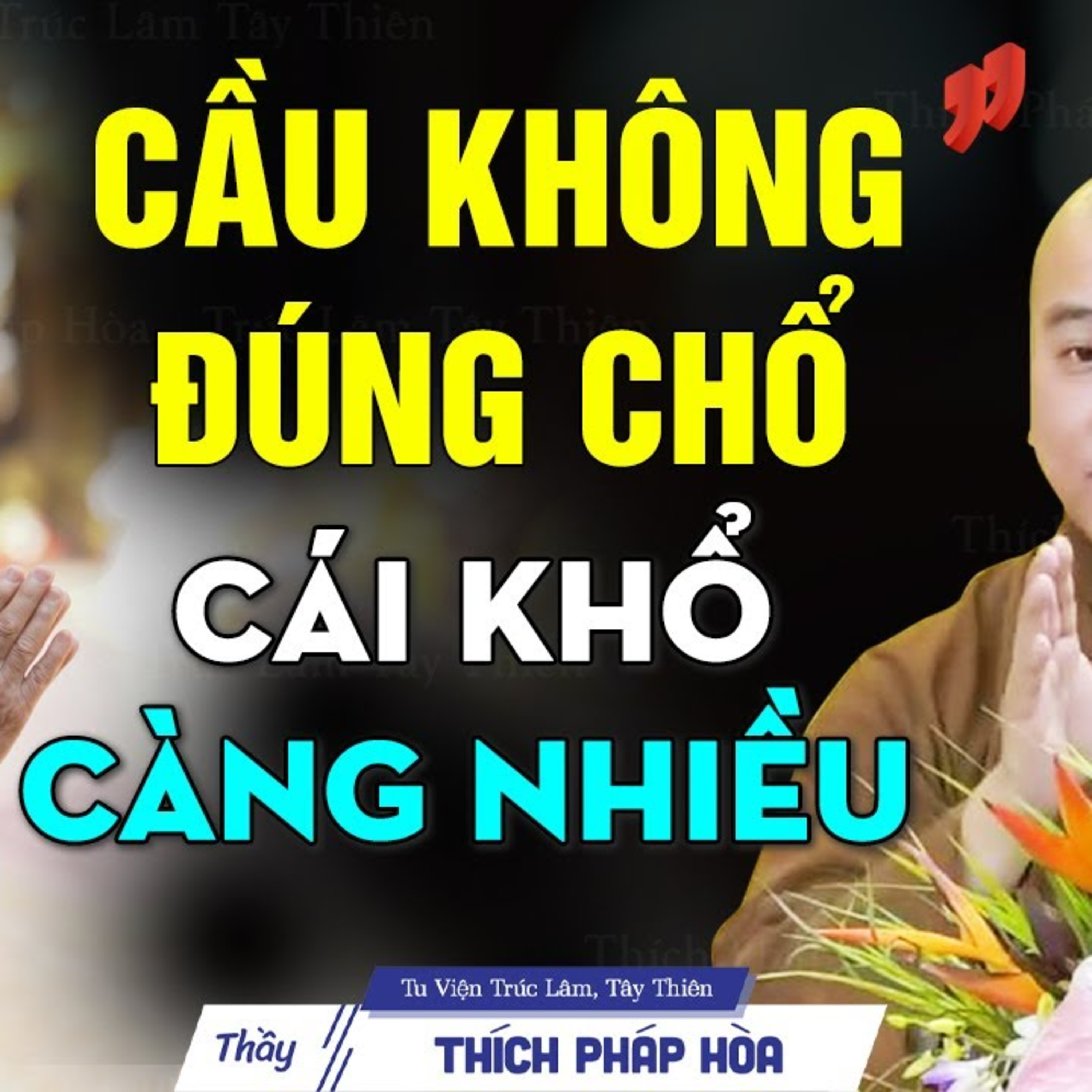 Cầu không đúng chổ "cái khổ càng nhiều" - Thầy Thích Pháp Hòa