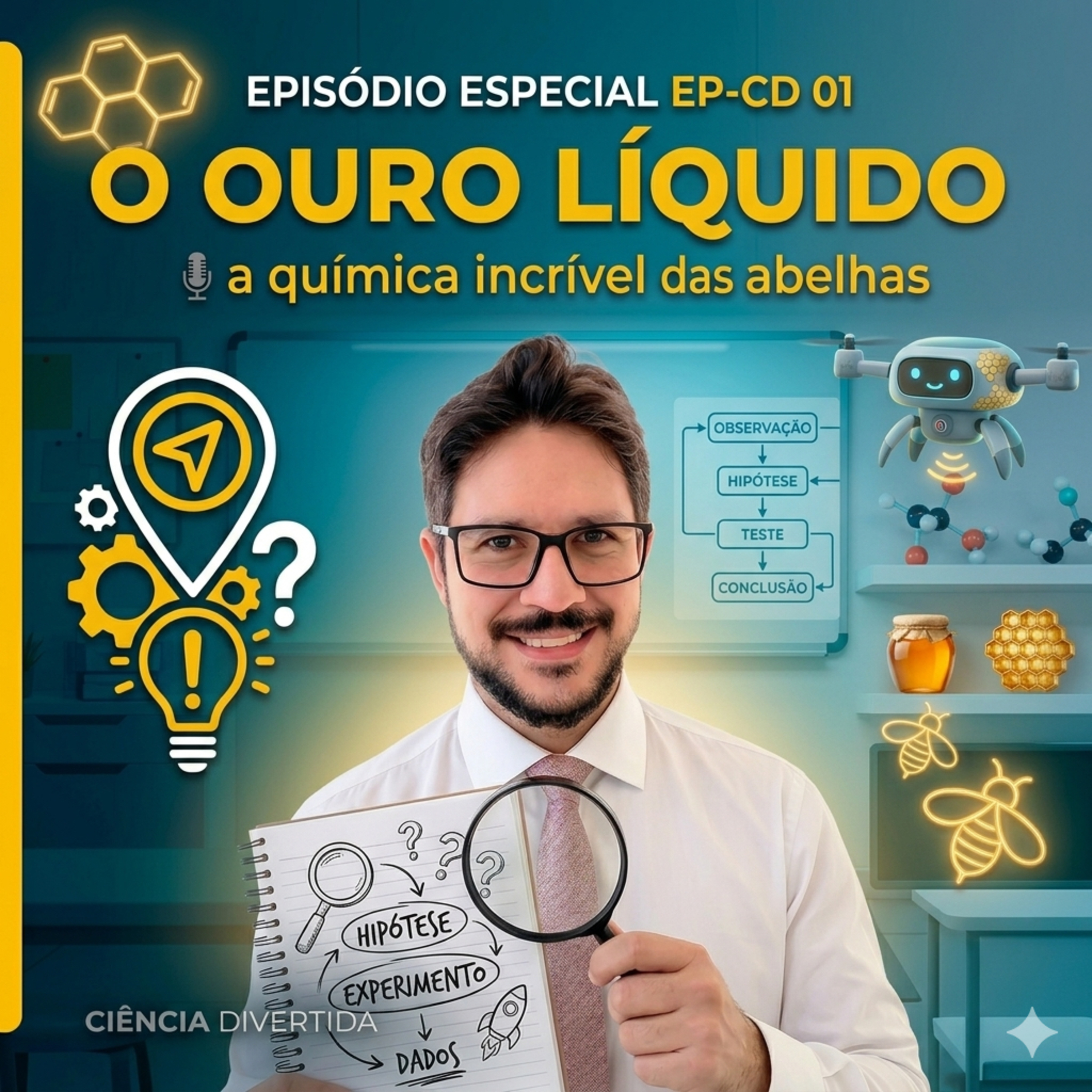 🎙️CD-01 O ouro líquido: a química incrível das abelhas  episode artwork