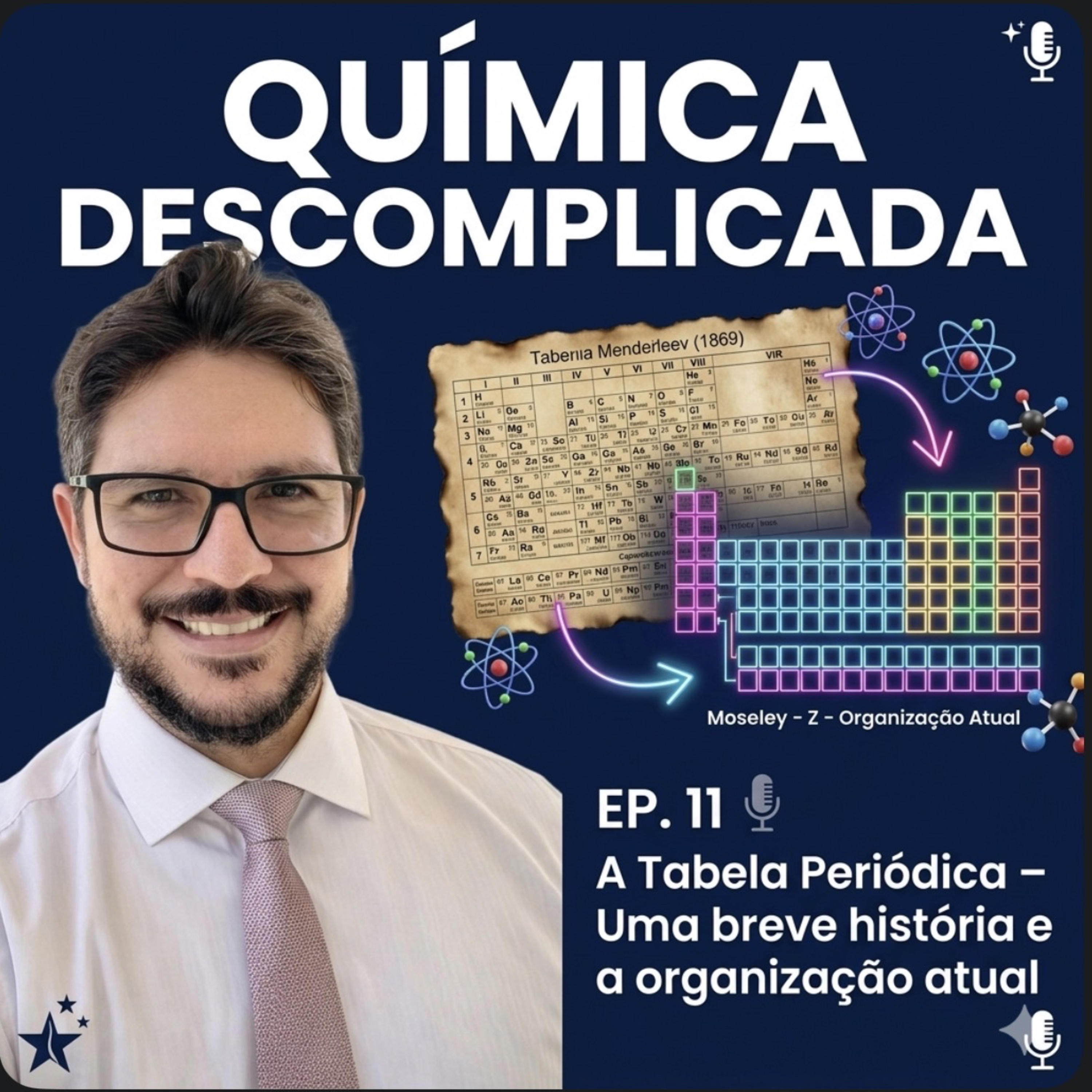 🎙️ EP-11 QG-11 A Tabela Periódica: uma breve história ao modelo atual episode artwork