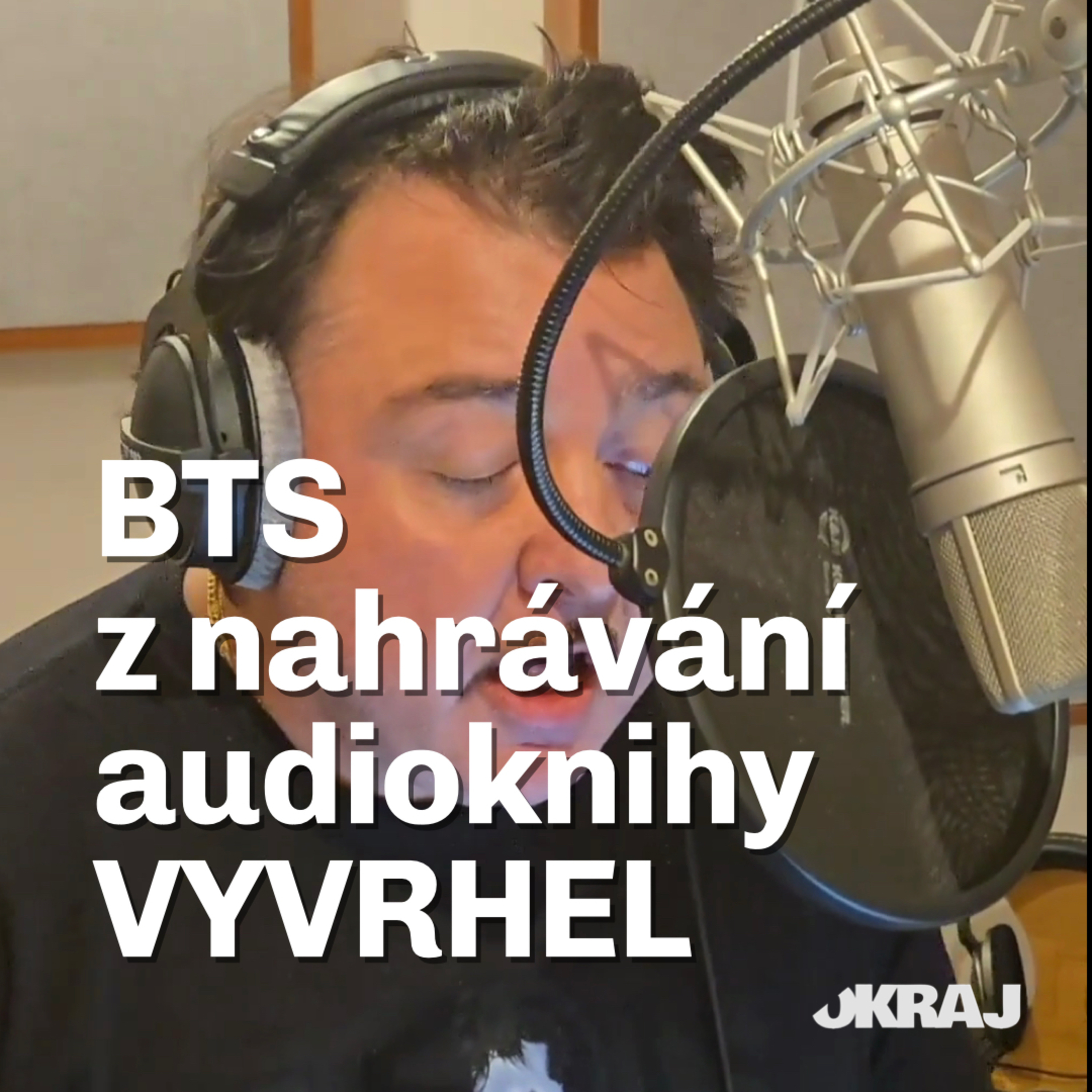 BTS z nahrávání audioknihy VYVRHEL episode artwork