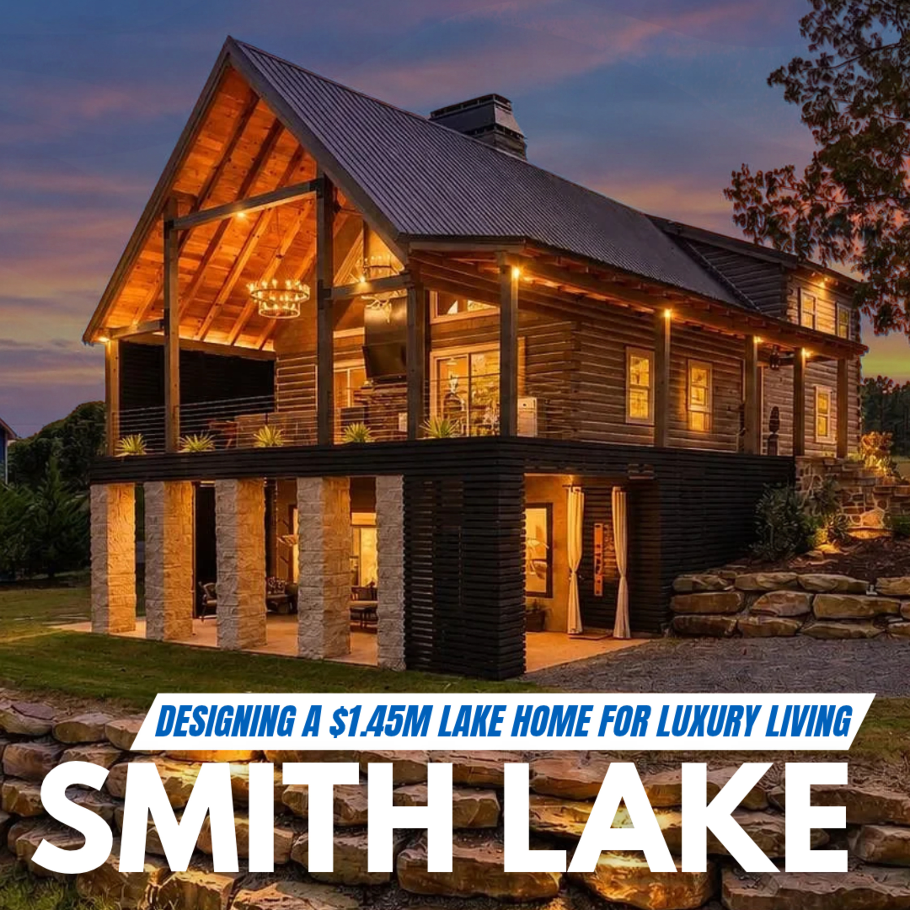 How an NYC Designer Reimagined a Smith Lake Log Home | Alabama Lake House Podcast