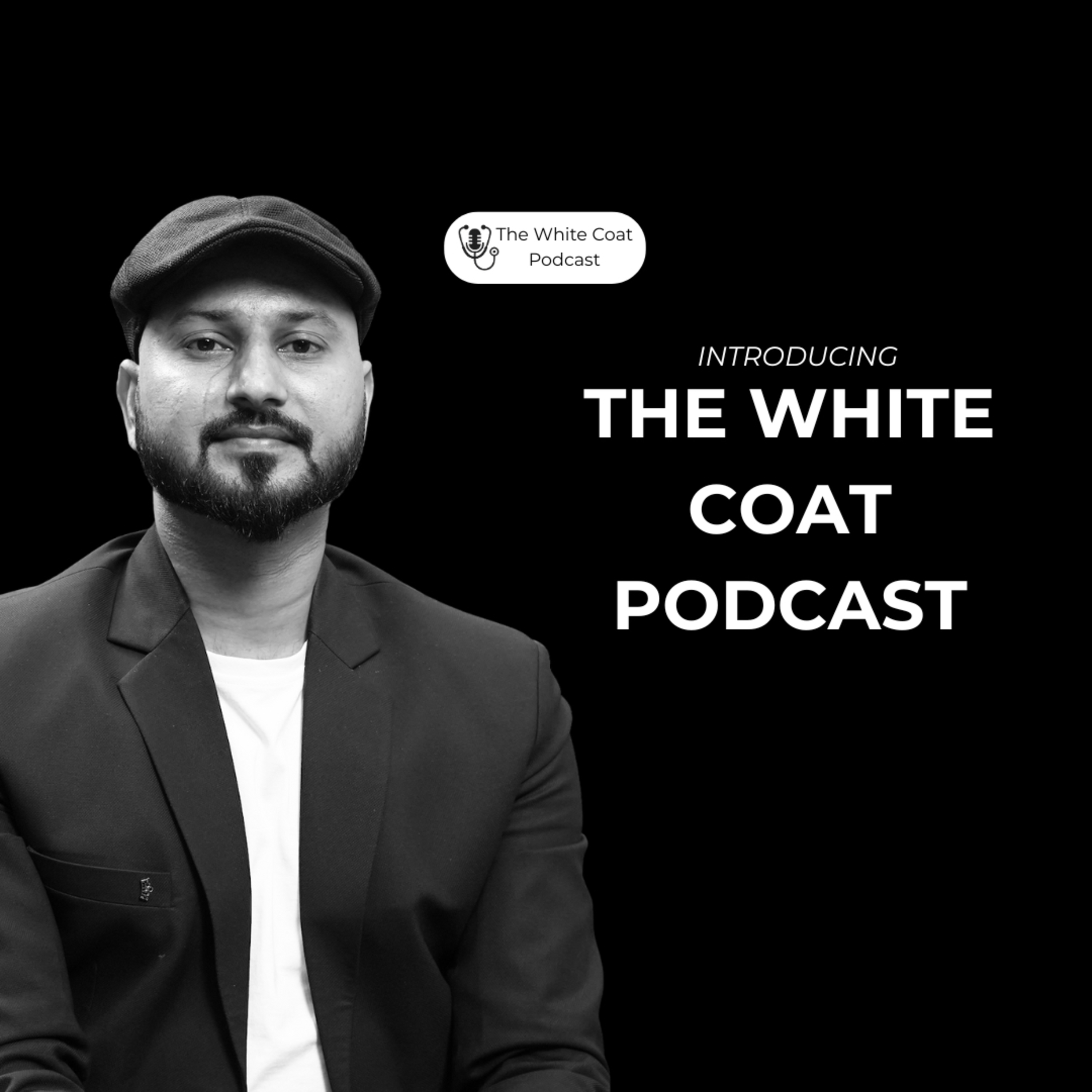 The White Coat Podcast Trailer episode artwork