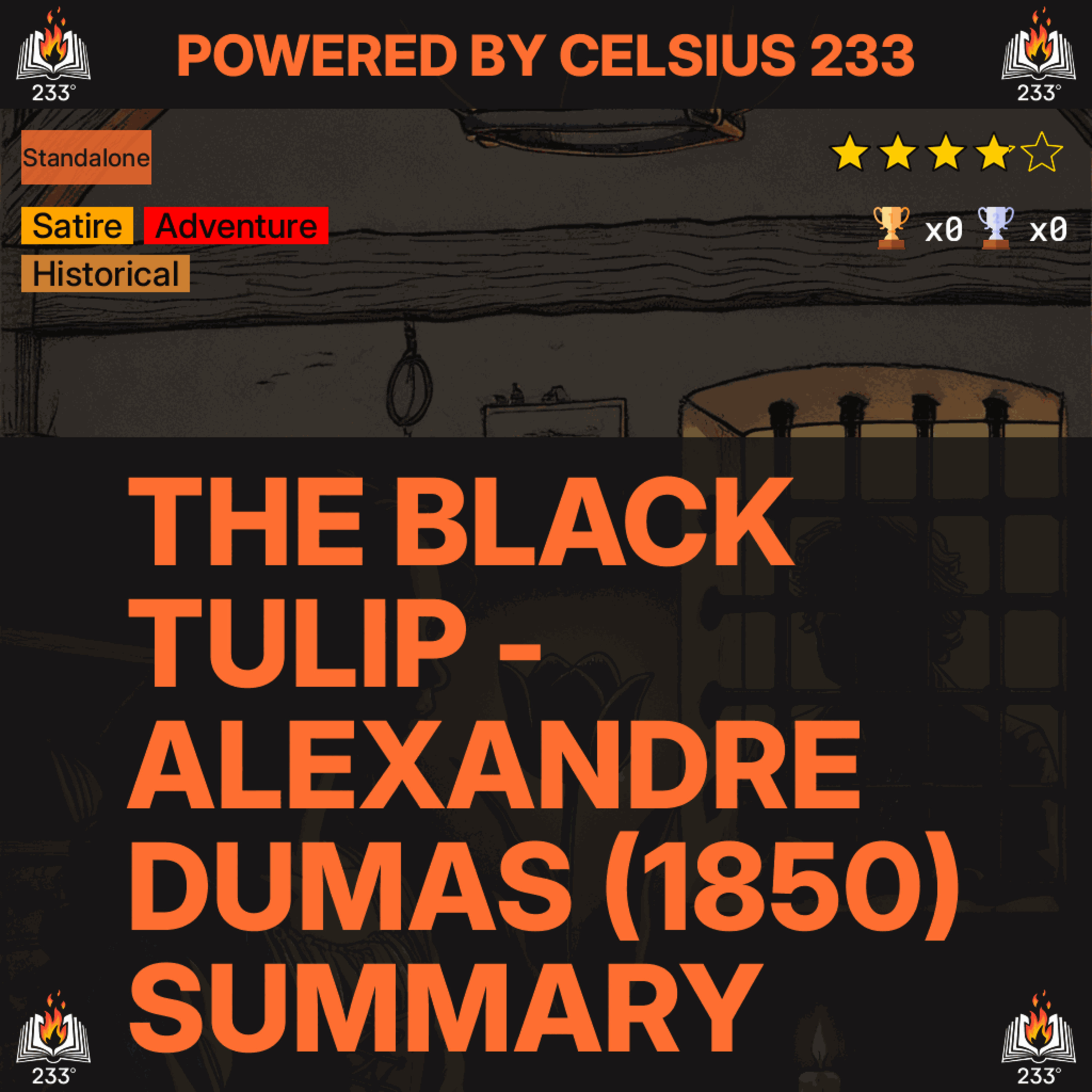 The Black Tulip - Alexandre Dumas (1850) Summary