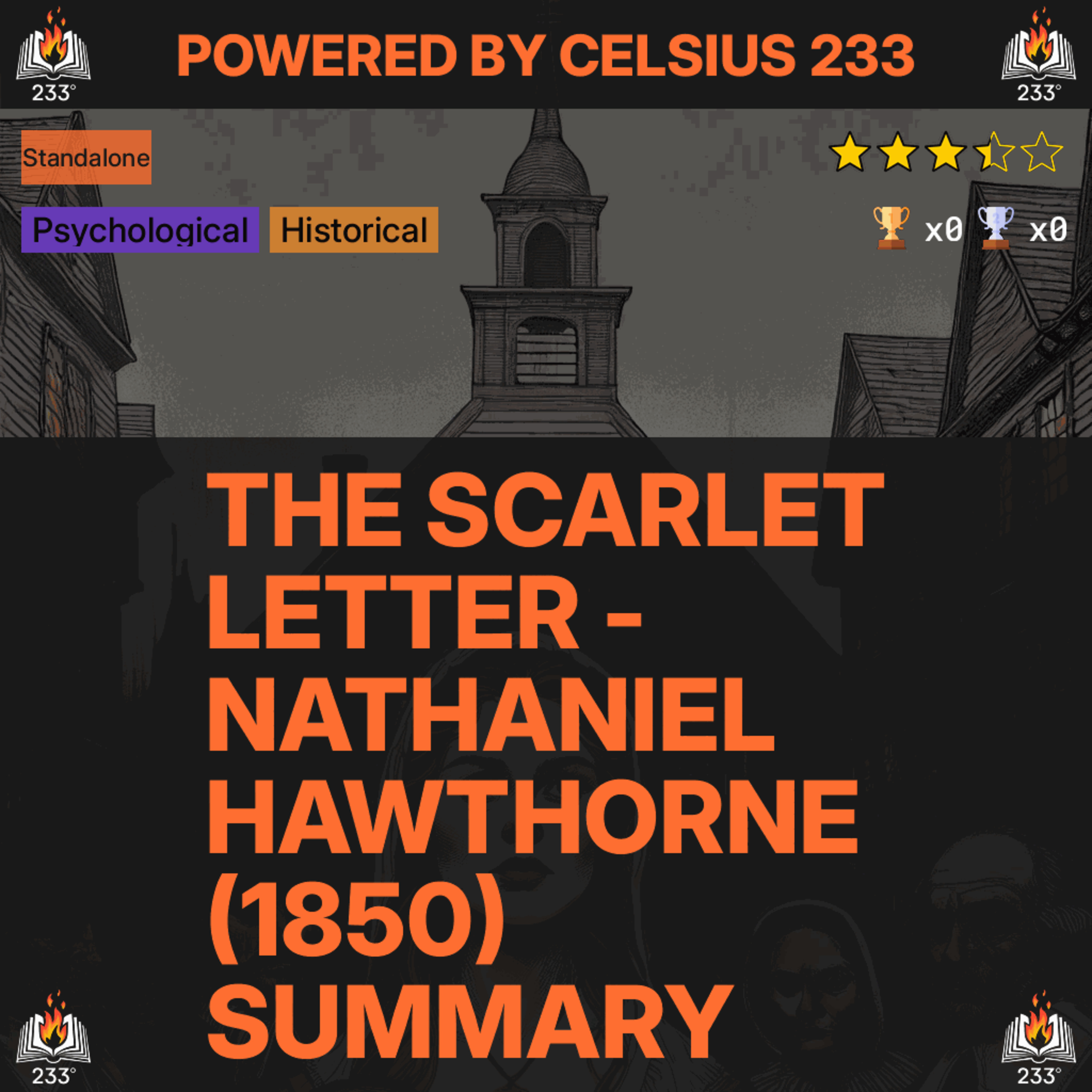 The Scarlet Letter - Nathaniel Hawthorne (1850) Summary