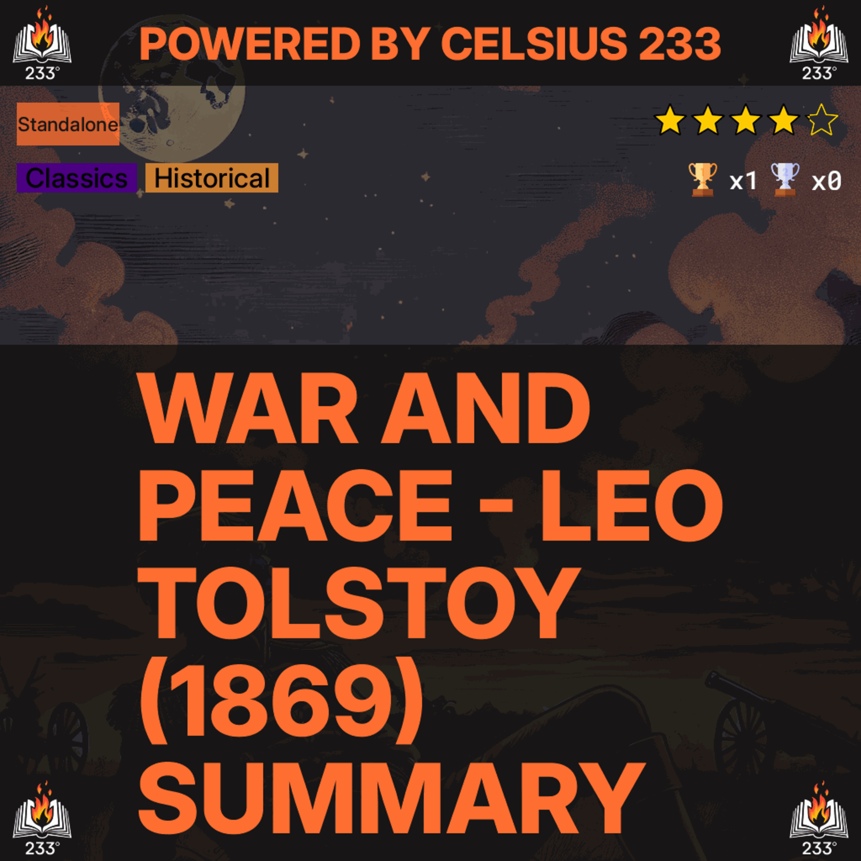 War and Peace - Leo Tolstoy (1869) Summary