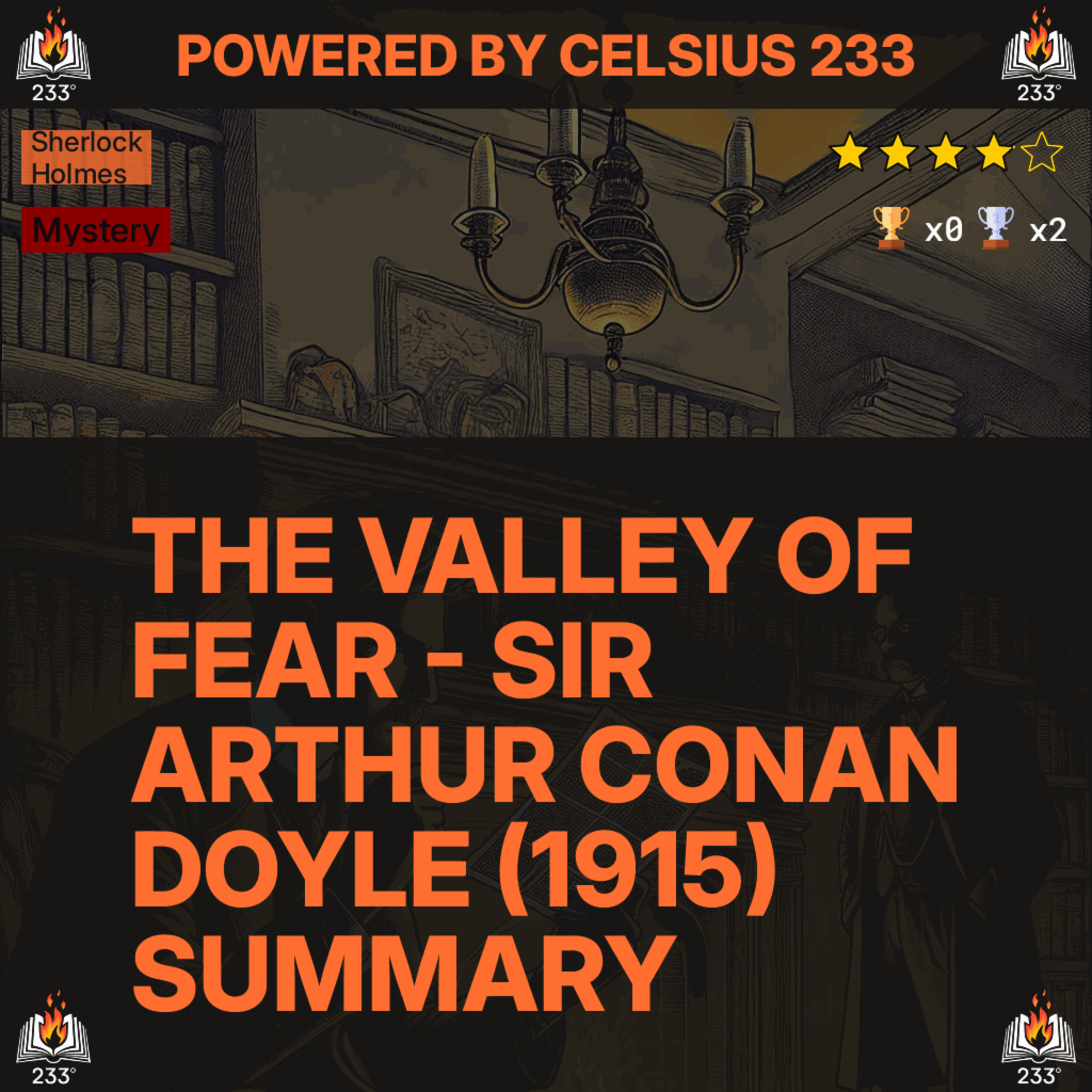 The Valley of Fear - Sir Arthur Conan Doyle (1915) Summary (Sherlock Holmes - 7)