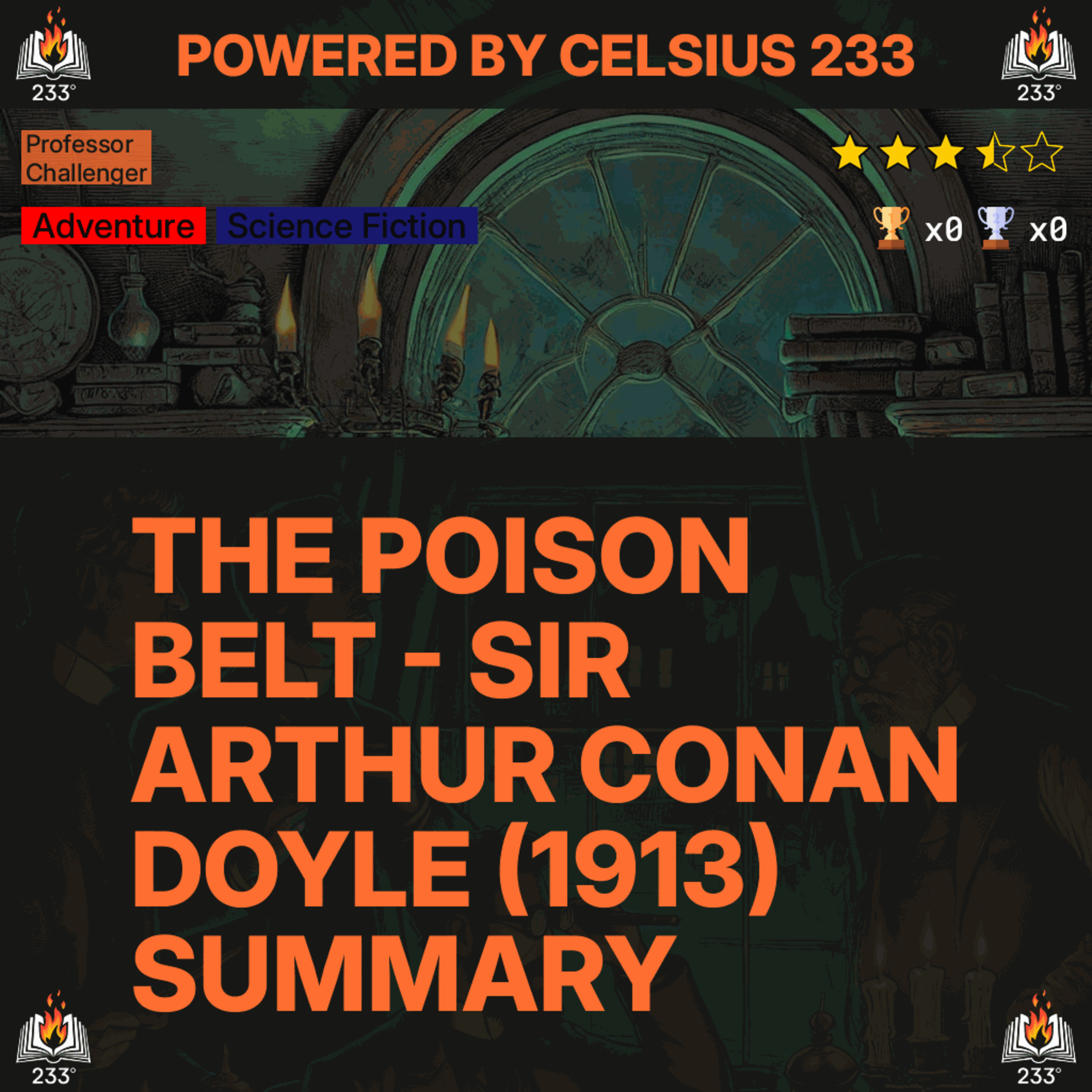 The Poison Belt - Sir Arthur Conan Doyle (1913) Summary (Professor Challenger - 2)