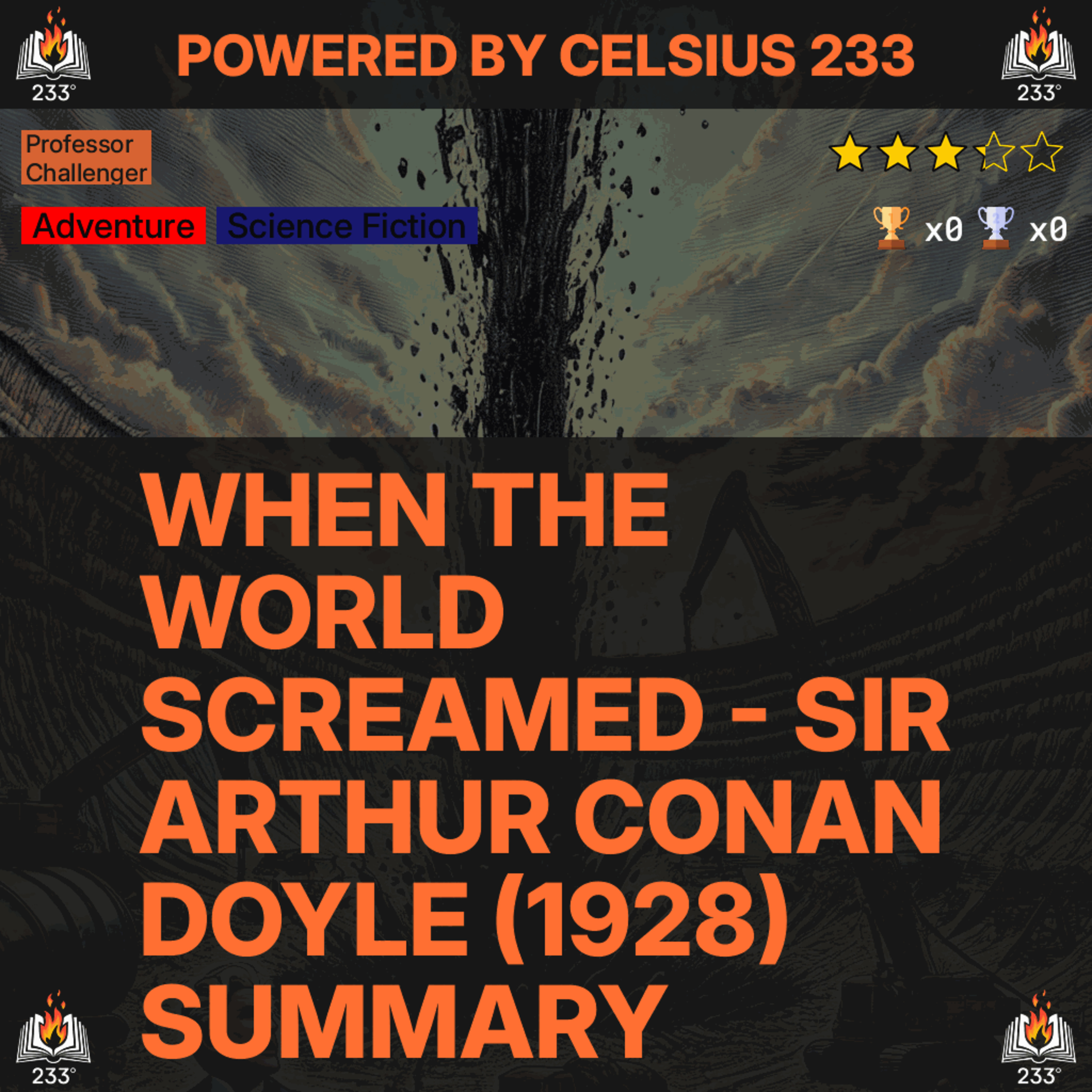 When the World Screamed - Sir Arthur Conan Doyle (1928) Summary (Professor Challenger - 4)