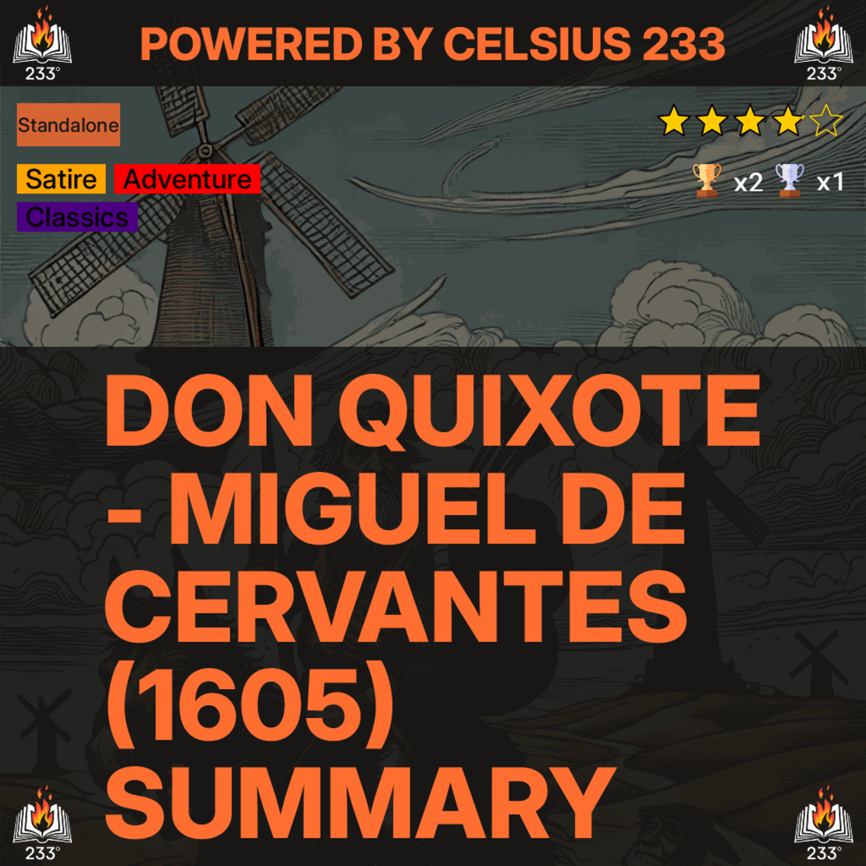 Don Quixote - Miguel de Cervantes (1605) Summary
