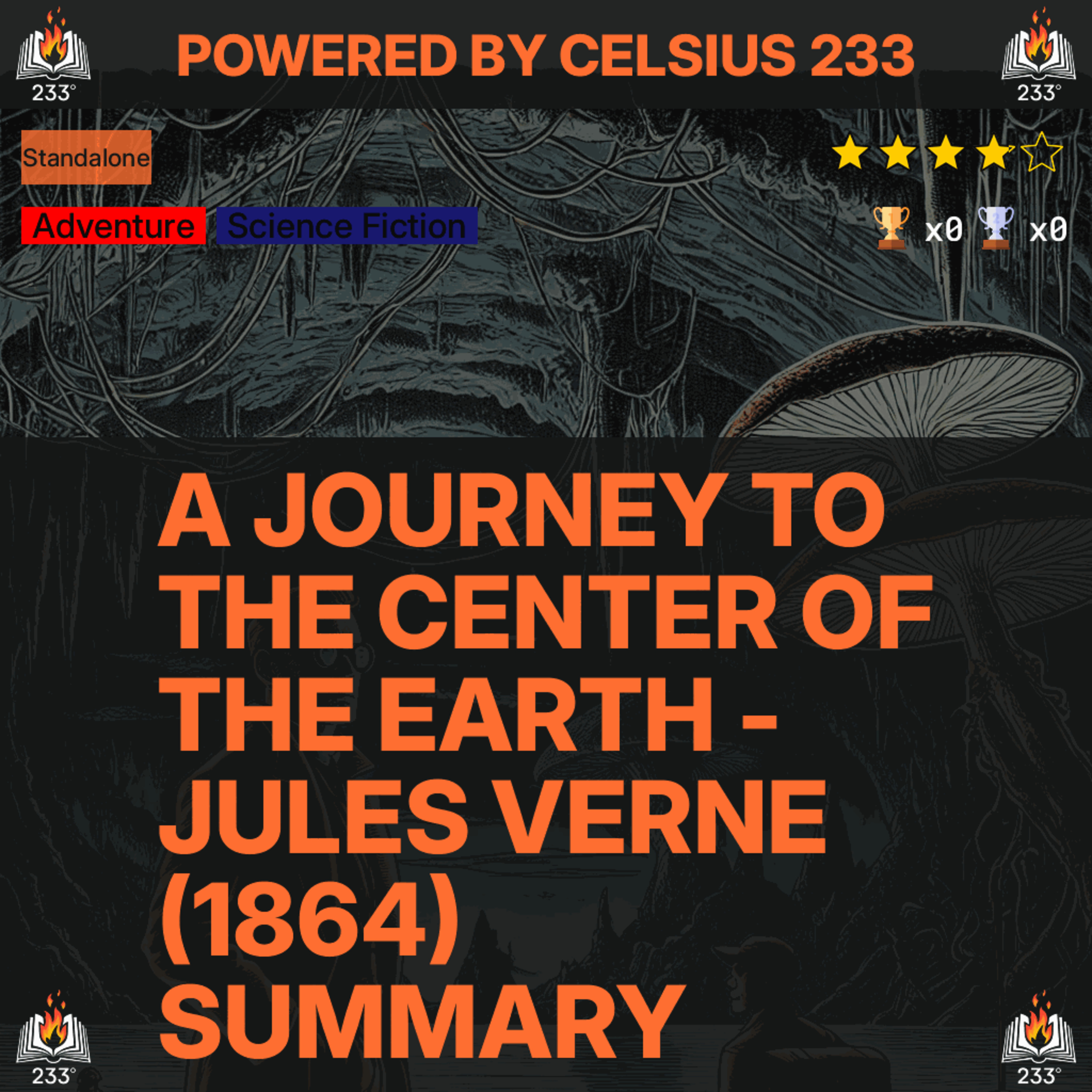 A Journey to the Center of the Earth - Jules Verne (1864) Summary