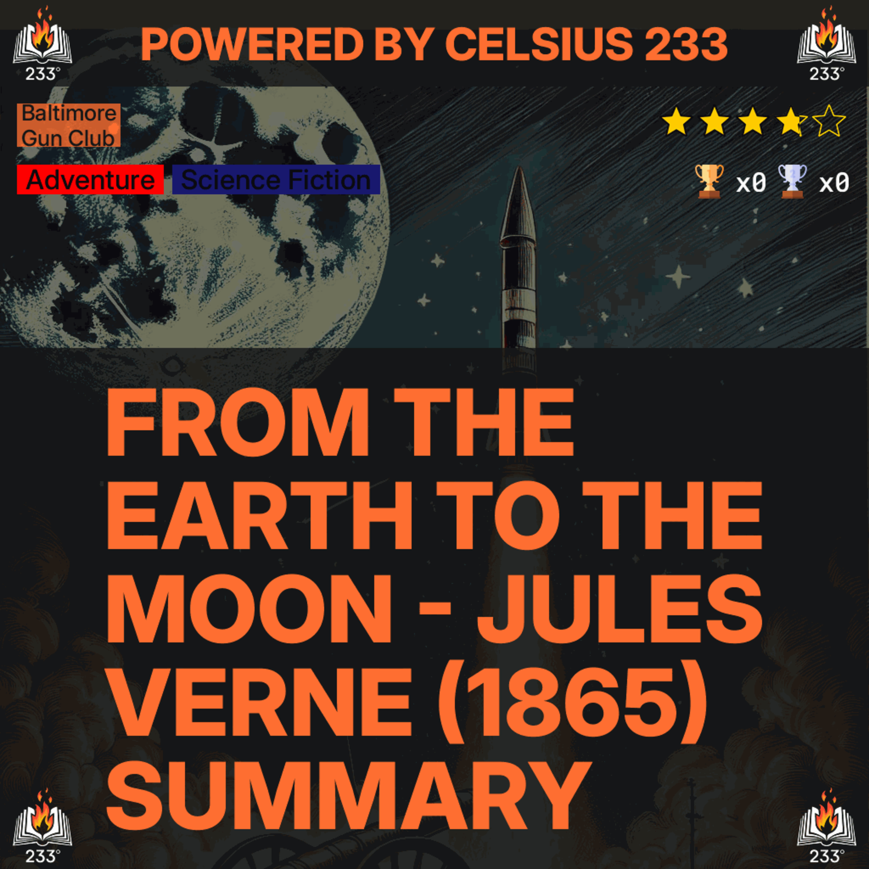 From the Earth to the Moon - Jules Verne (1865) Summary