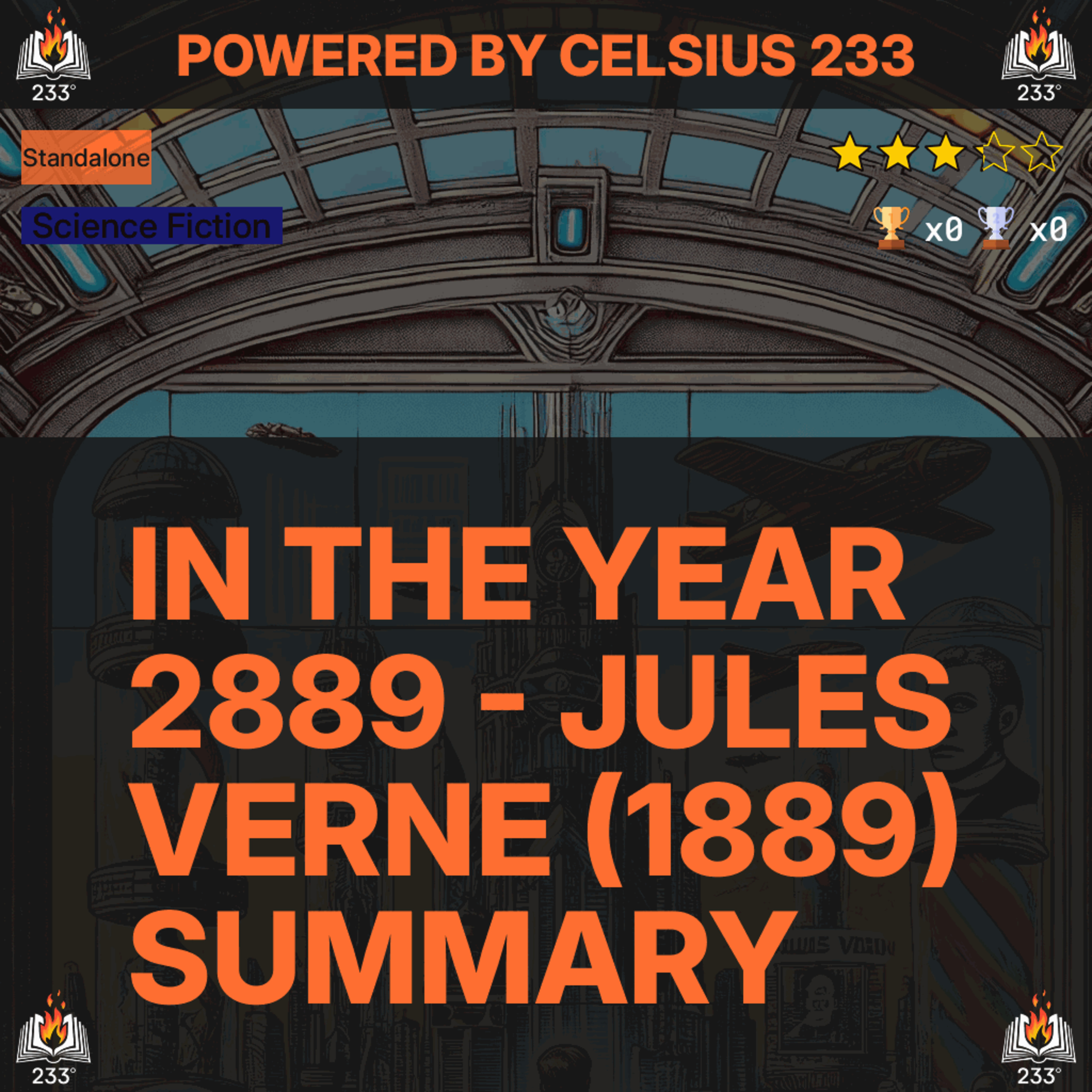 In the Year 2889 - Jules Verne (1889) Summary