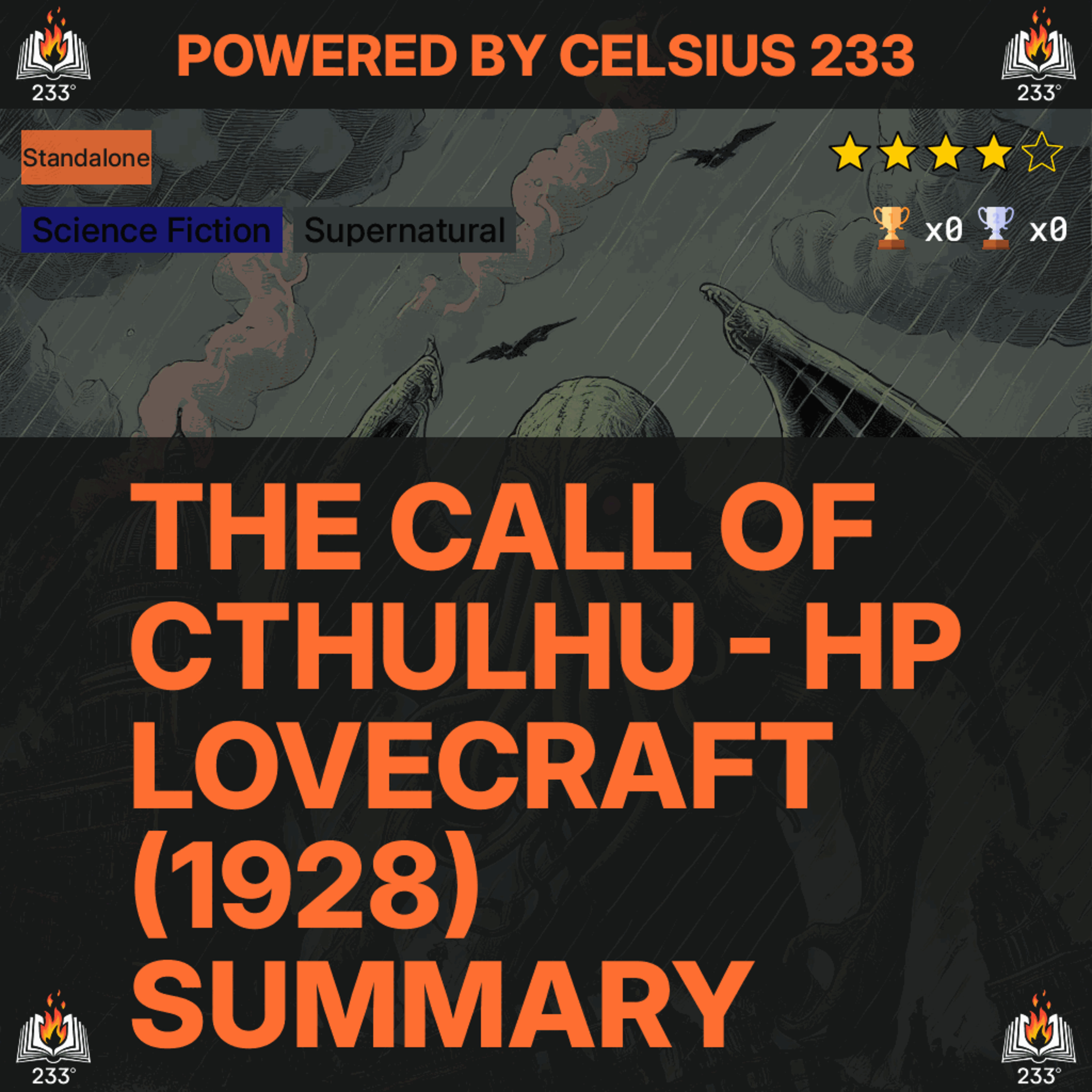The Call of Cthulhu - HP Lovecraft (1928) Summary
