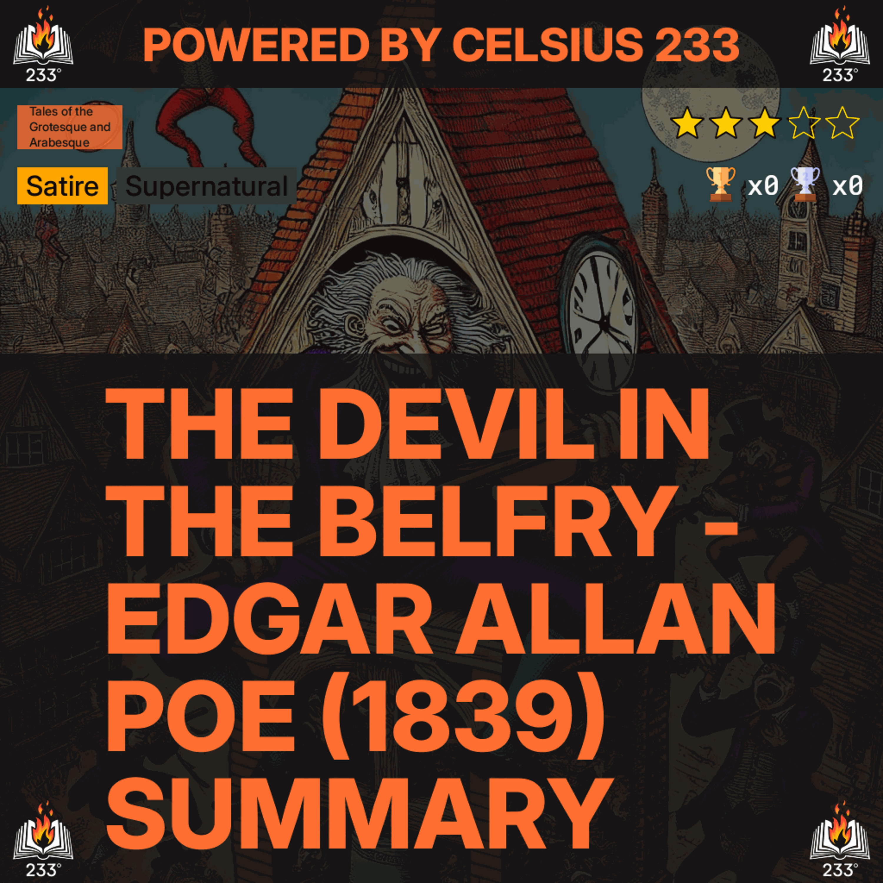The Devil in the Belfry - Edgar Allan Poe (1839) Summary