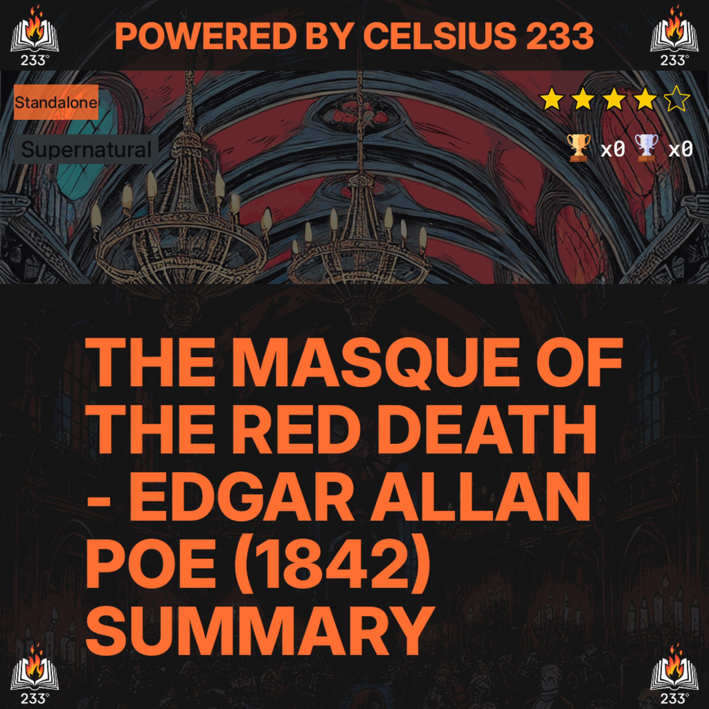 The Masque of the Red Death - Edgar Allan Poe (1842) Summary