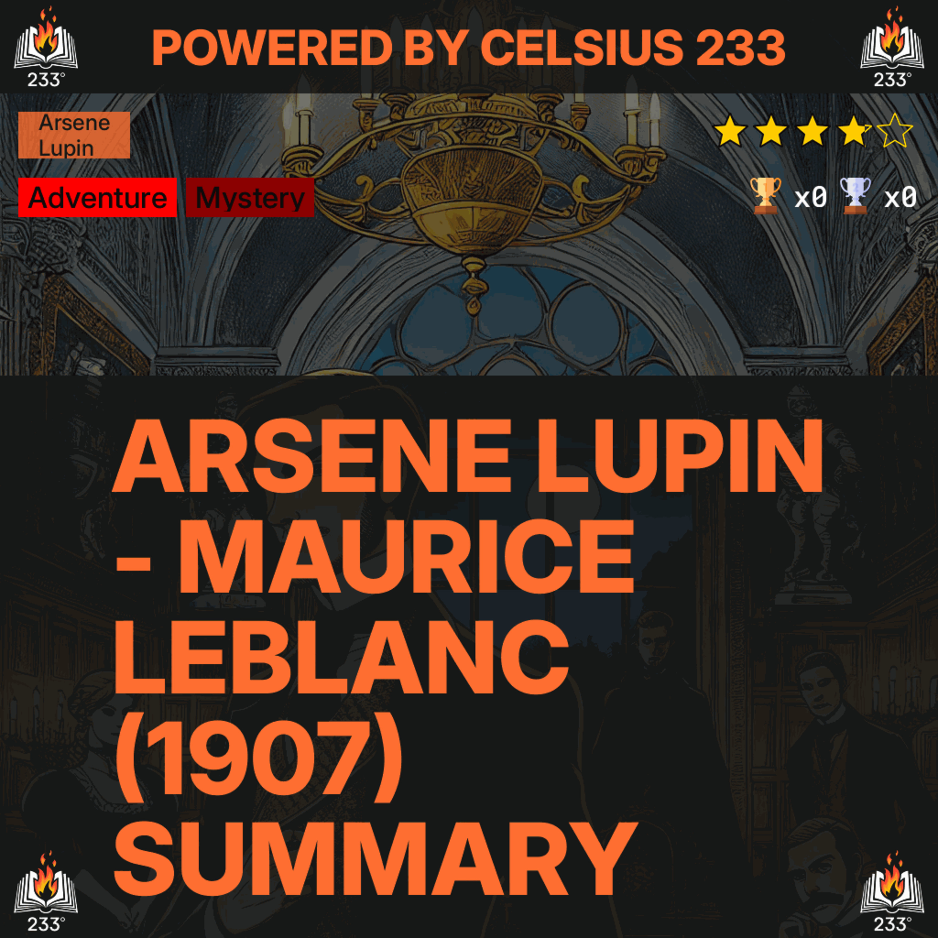 Arsene Lupin - Maurice Leblanc (1907) Summary (Arsene Lupin - 1)