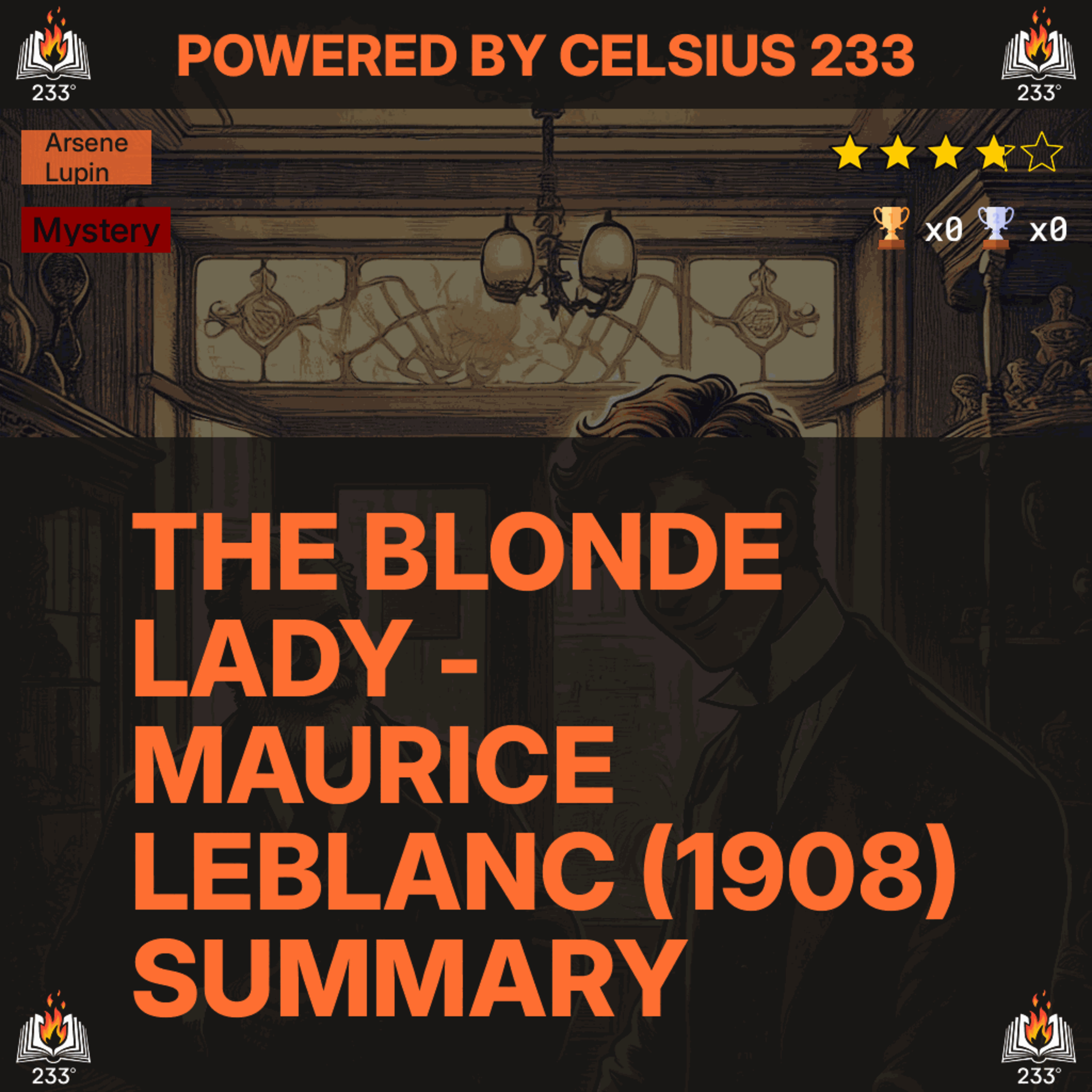 The Blonde Lady - Maurice Leblanc (1908) Summary (Arsene Lupin - 2)
