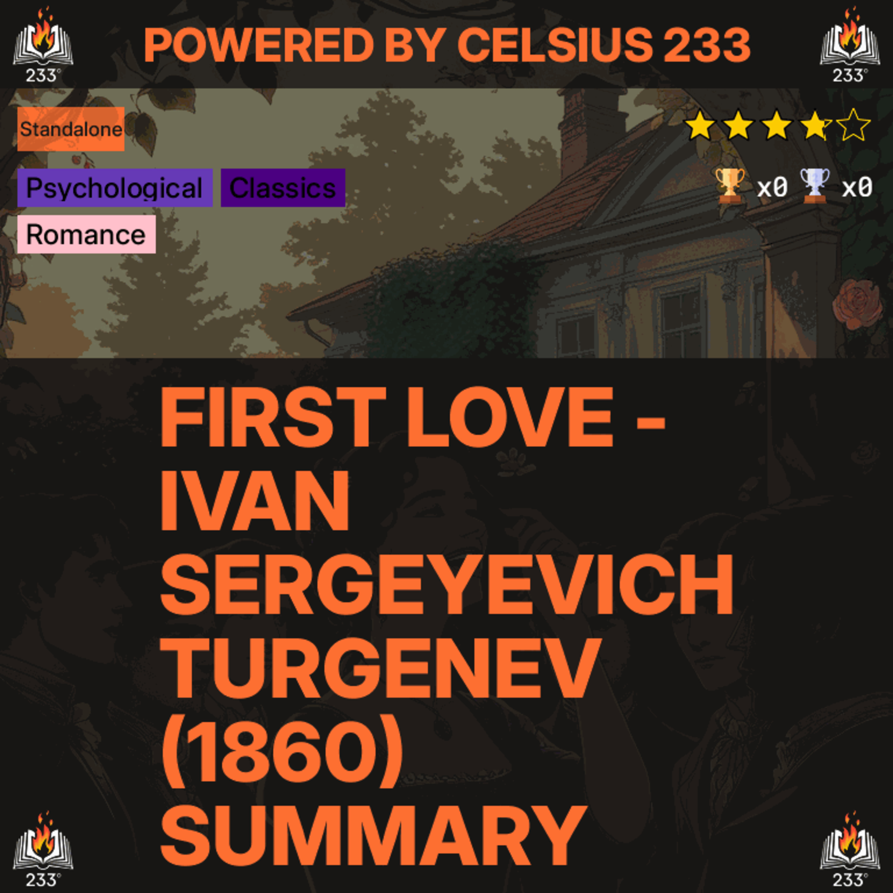 First Love - Ivan Sergeyevich Turgenev (1860) Summary