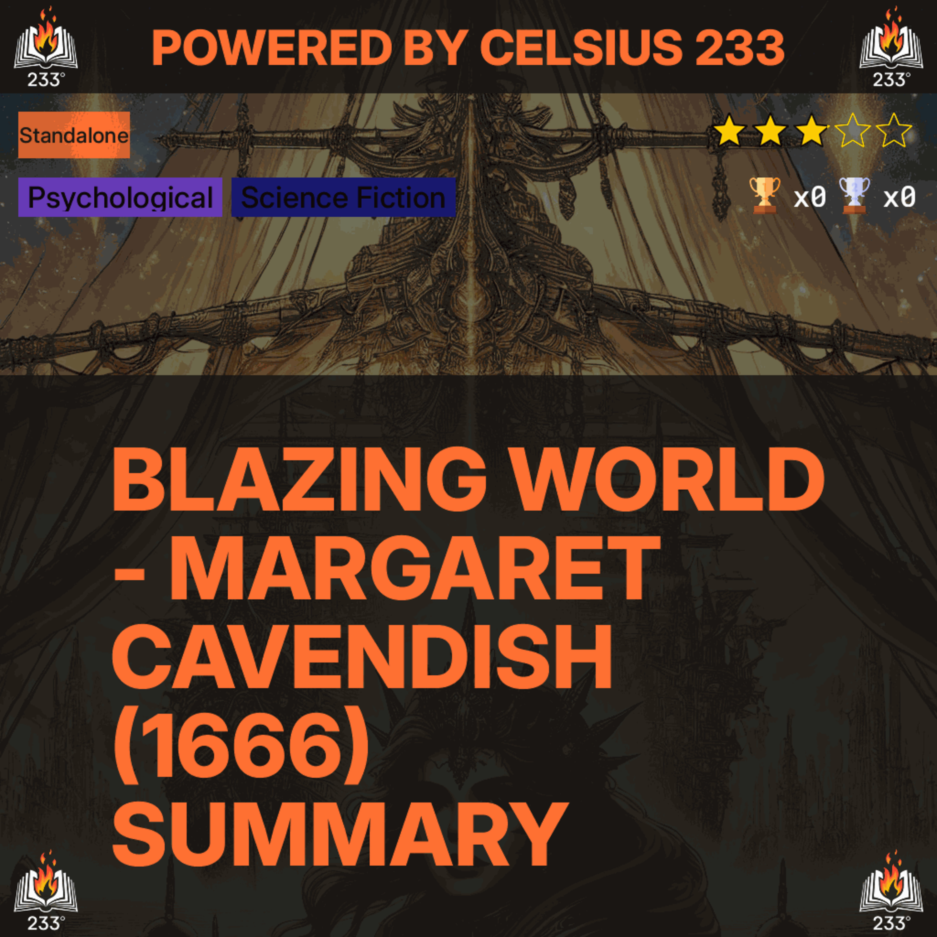 Blazing World - Margaret Cavendish (1666) Summary