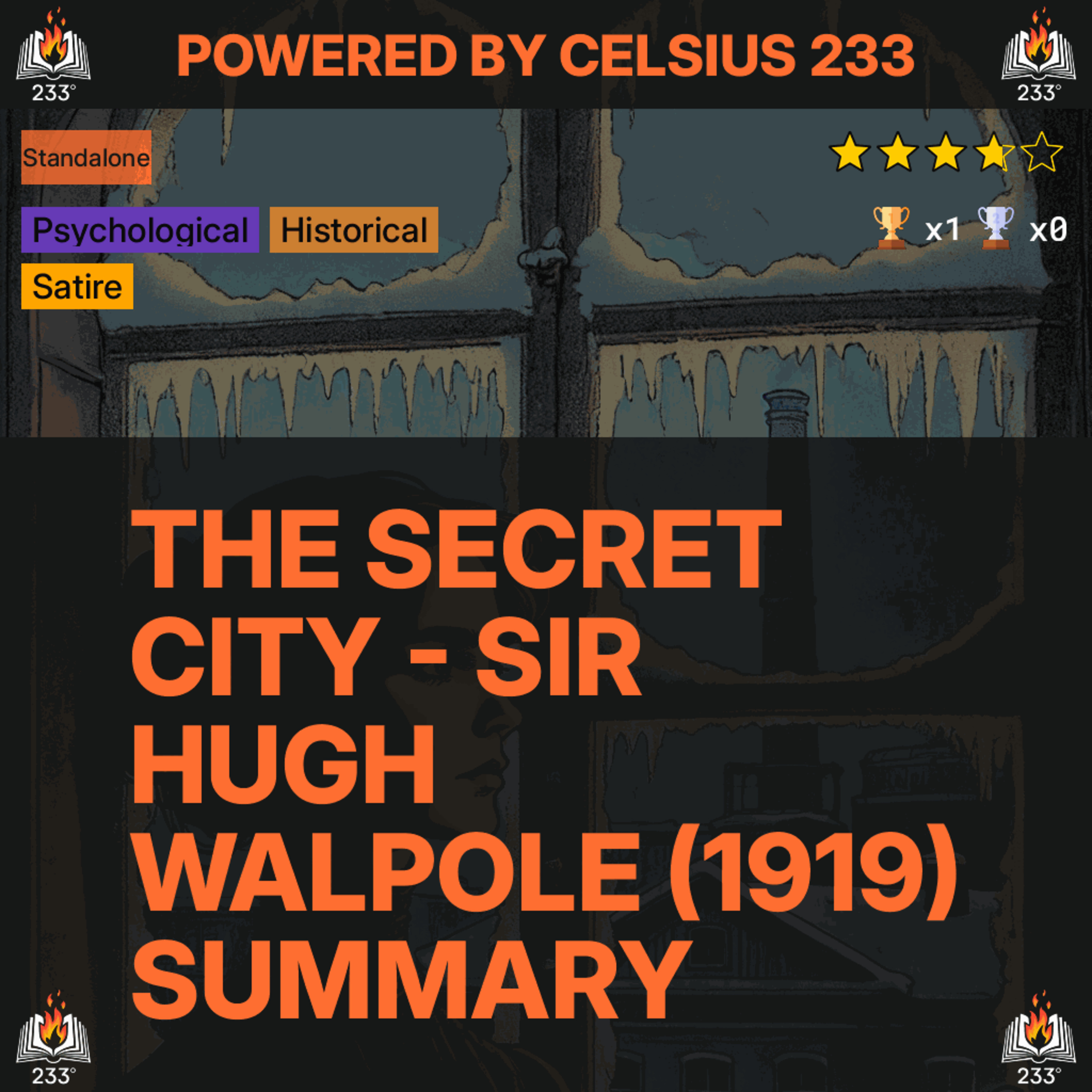 The Secret City - Sir Hugh Walpole (1919) Summary - 3.7 ⭐️