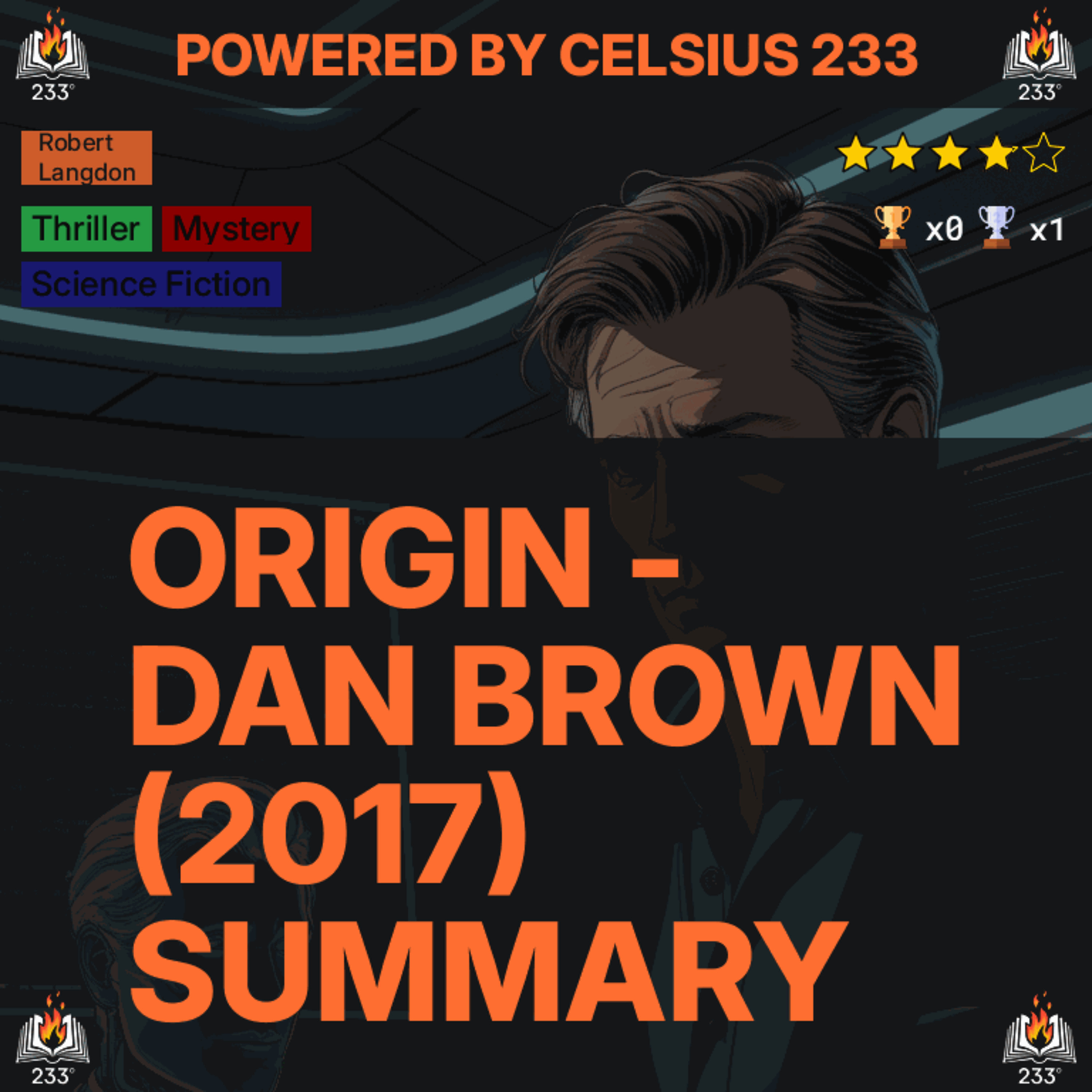 Origin - Dan Brown (2017) Summary (Robert Langdon - 5) - 3.89 ⭐️