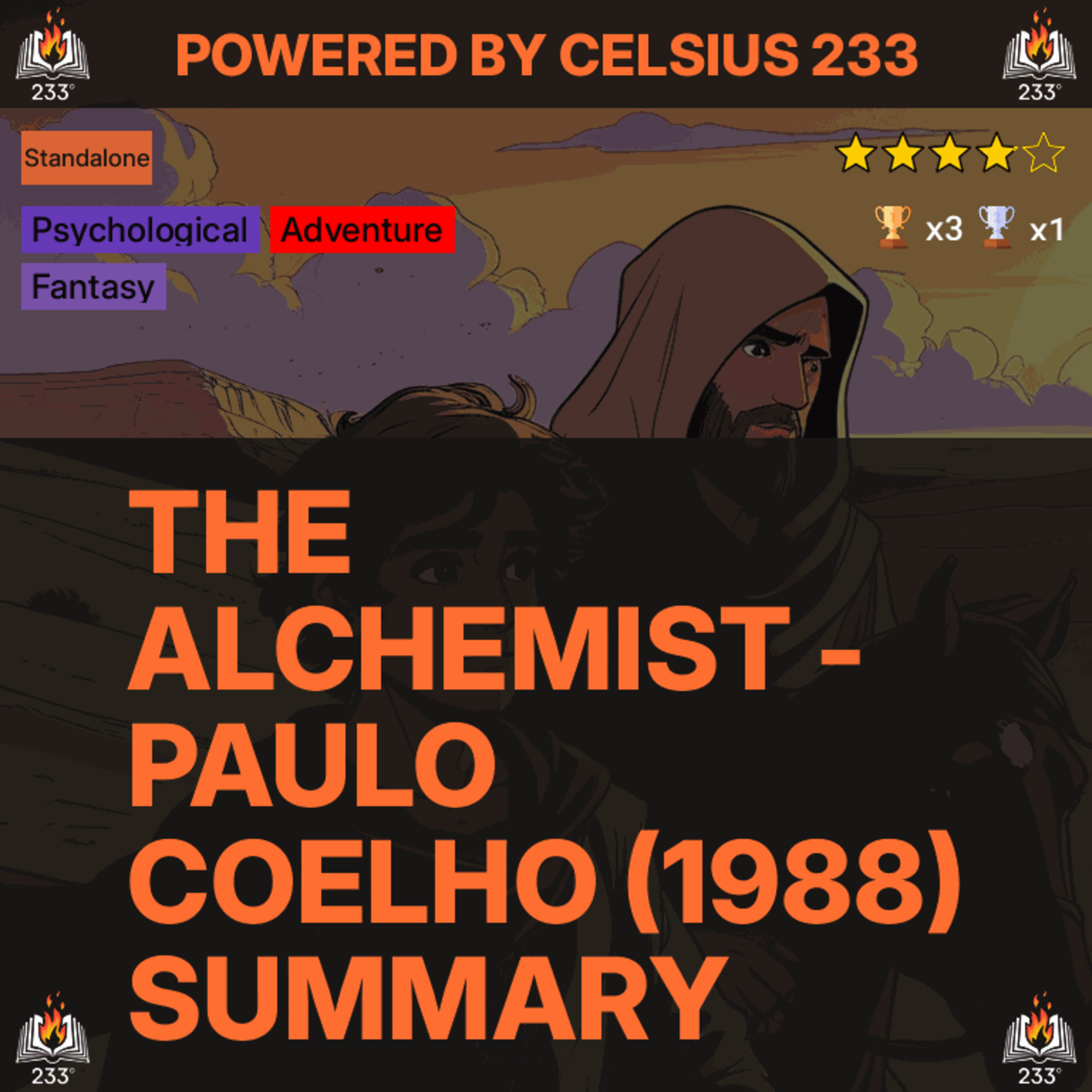 The Alchemist - Paulo Coelho (1988) Summary - 3.92 ⭐️