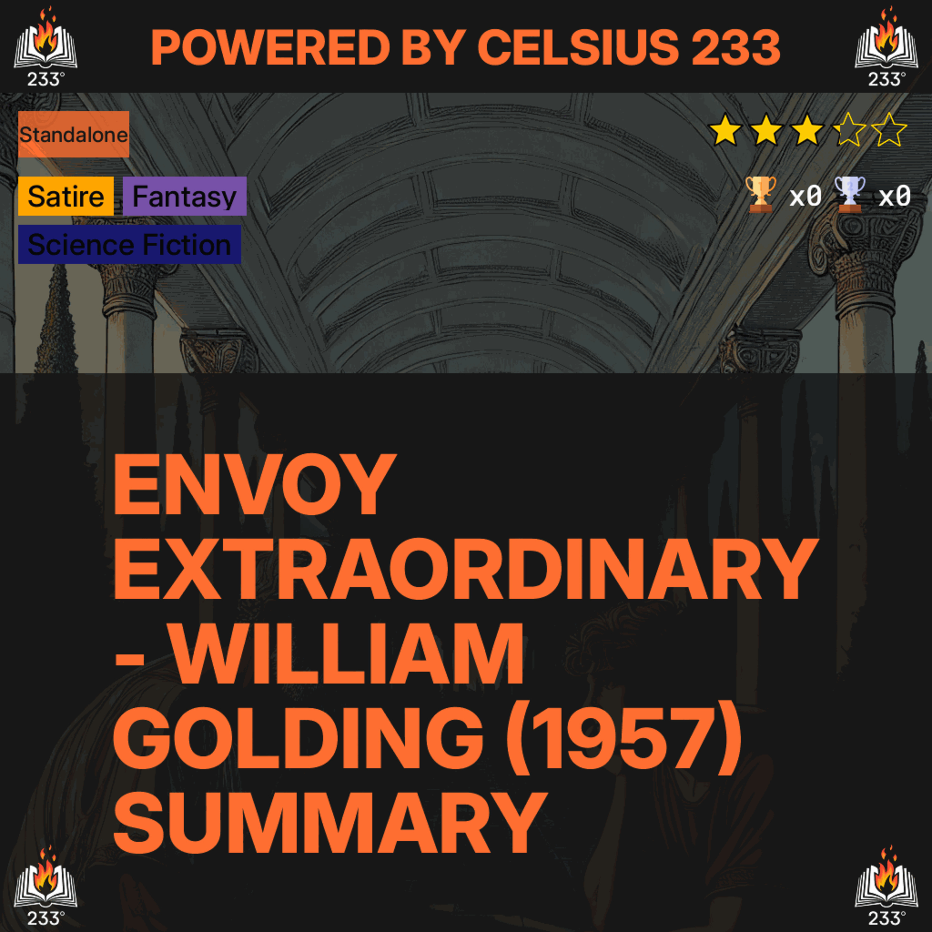 Envoy Extraordinary - William Golding (1957) Summary - 3.28 ⭐️