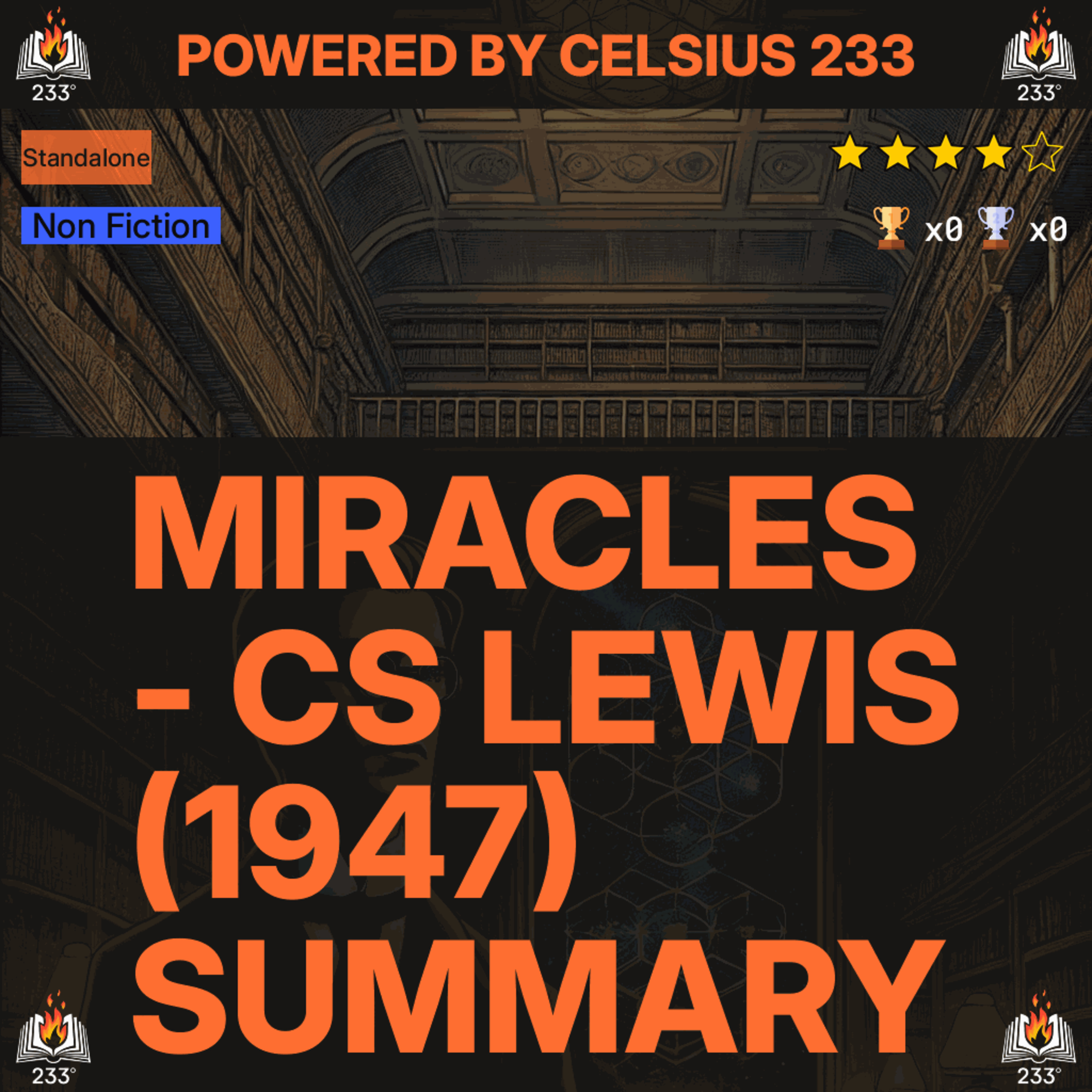 Miracles - CS Lewis (1947) Summary - 4.05 ⭐️